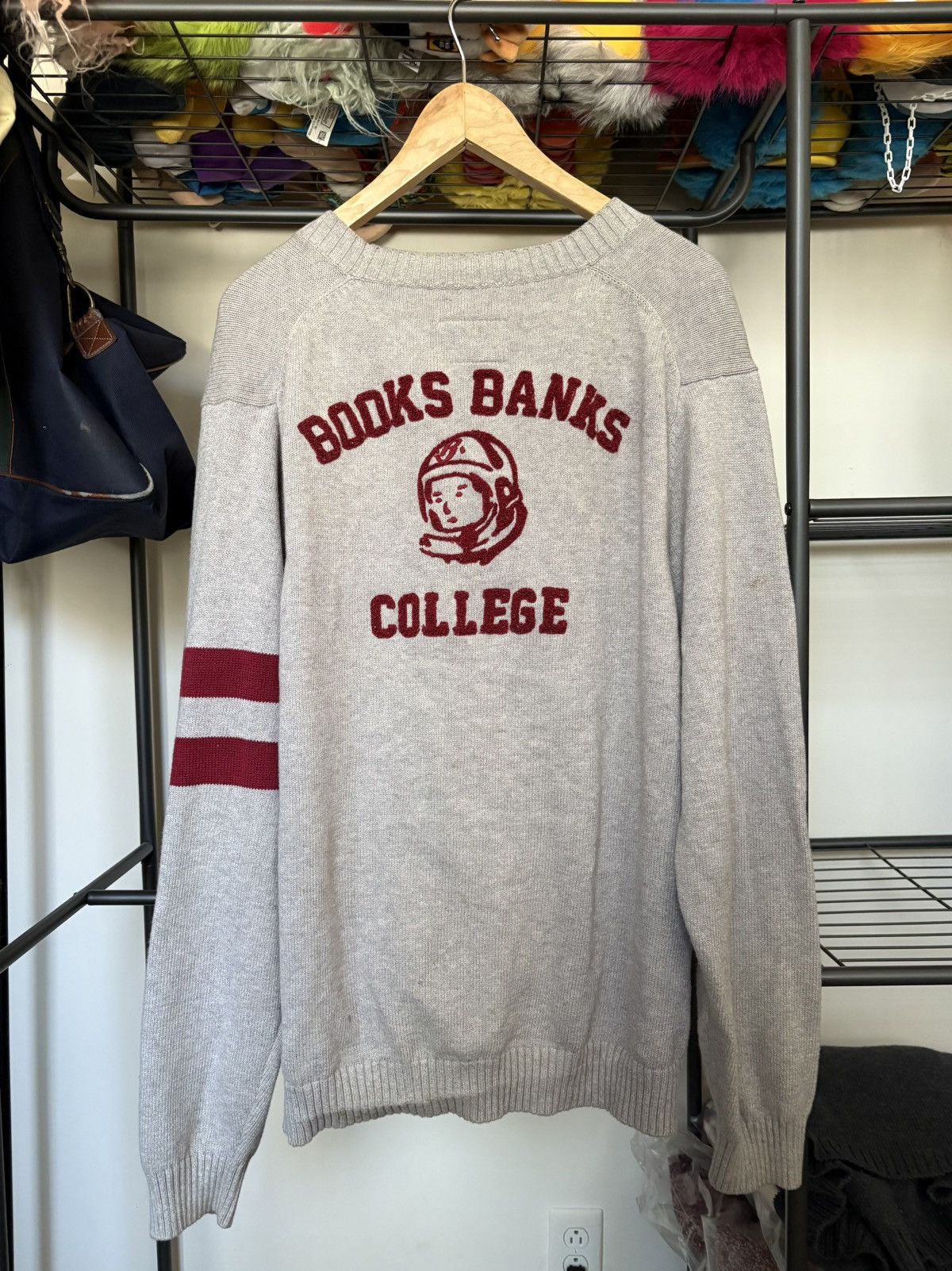 Billionaire Boys Club Billionaire Boys Club "Books Banks College" Cardigan Size US XXL / EU 58 / 5 - 1 Thumbnail