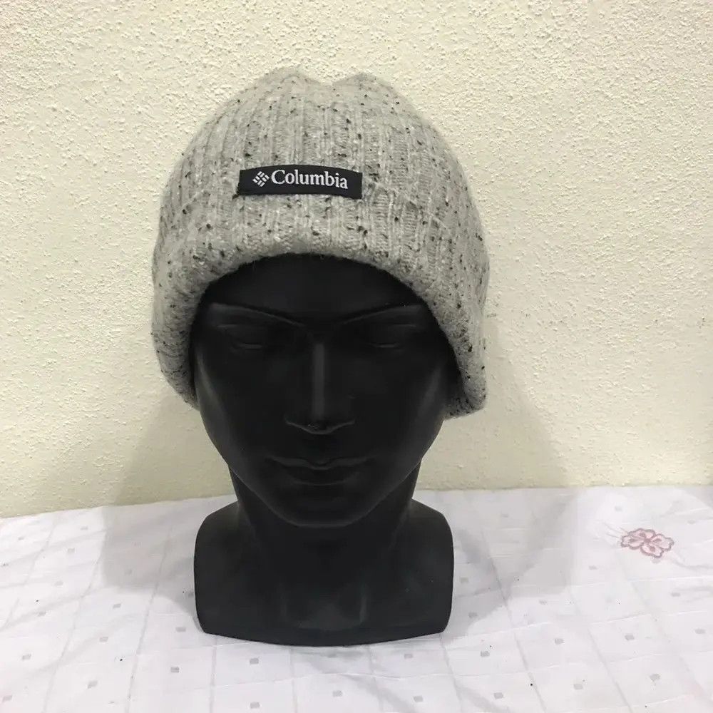 Columbia × Vintage Columbia Plain Beanie Hat Size ONE SIZE - 3 Thumbnail