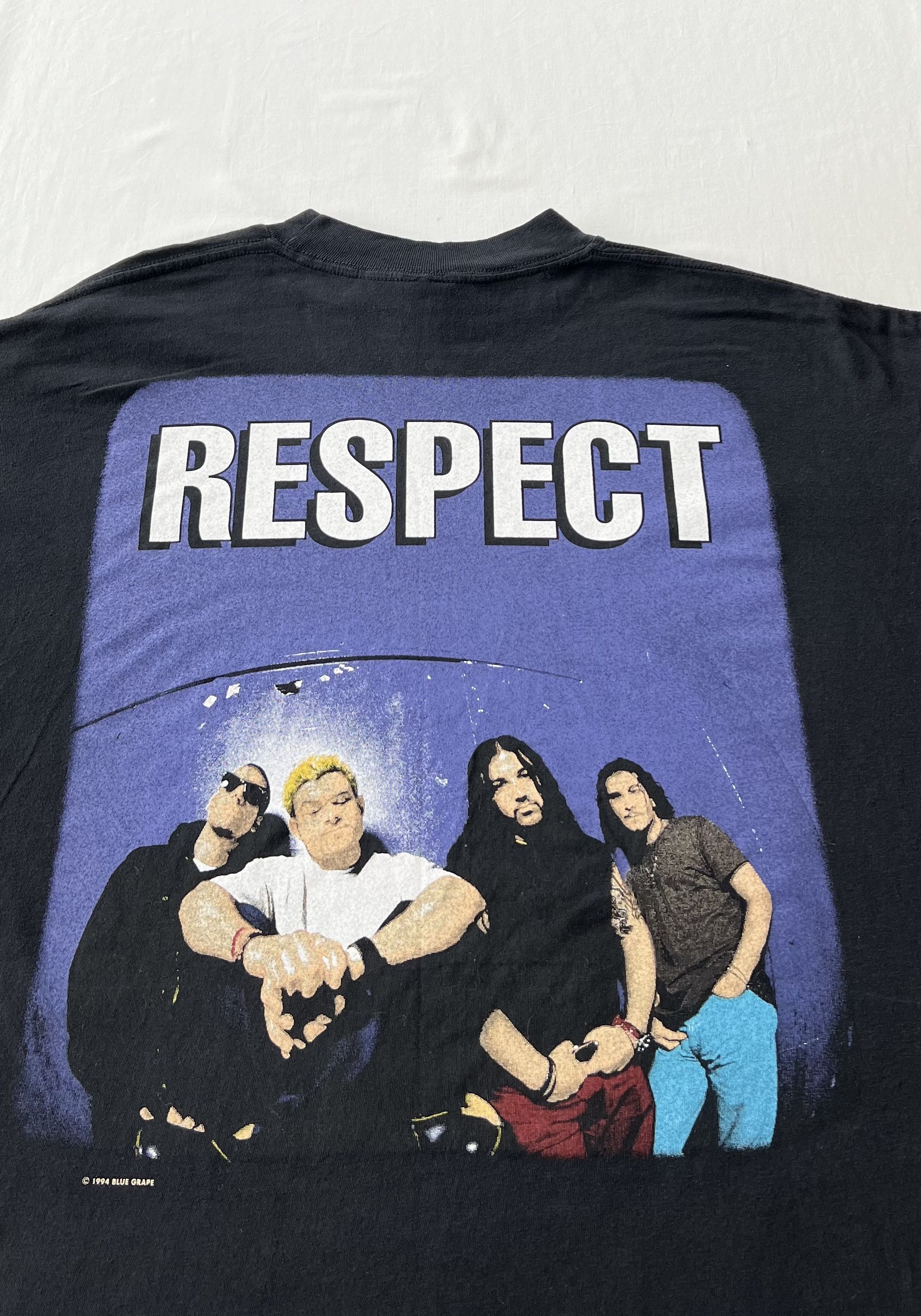 Band Tees Vintage 1994 Life of Agony Respect Brooklyn Metal Band Long Size US L / EU 52-54 / 3 - 16 Thumbnail
