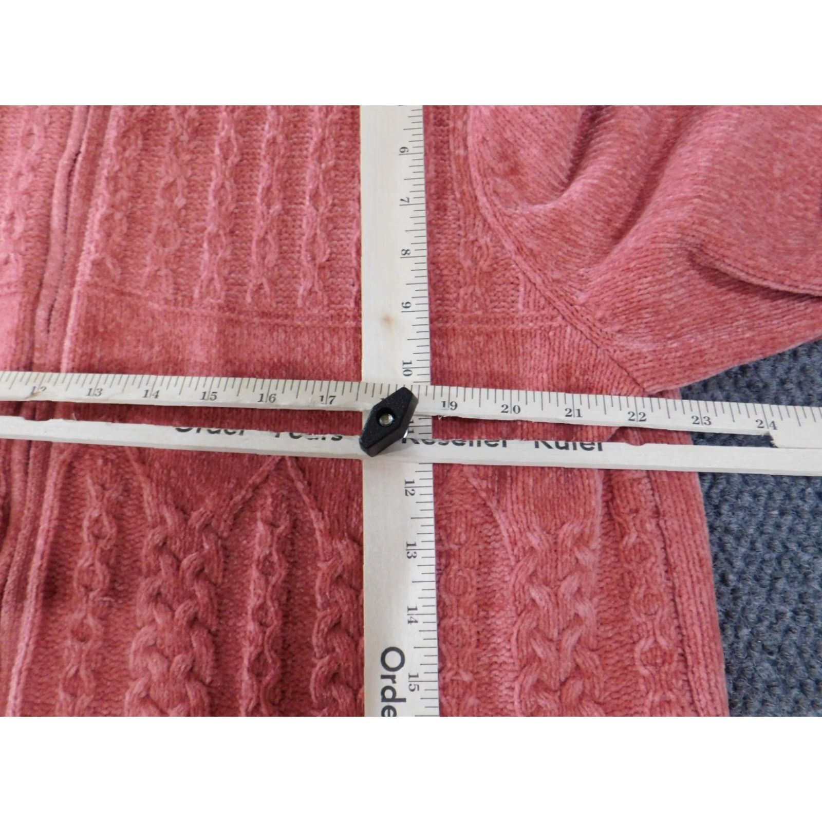 Vintage Alfred Dunner Pink Geometric Knit Sweater L Womens Regular Pullover Raglan Long Sleeve Chunky-Knit Acrylic Stretch Knit Geometric Design Vintage No Size L / US 10 / IT 46 - 7 Thumbnail