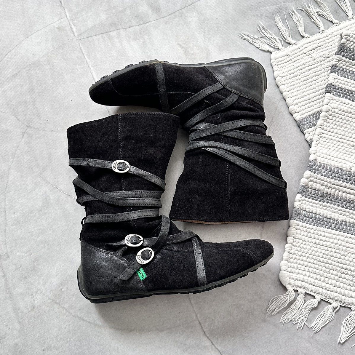 Dirk Bikkembergs Y2K Wrap Straps Boxing Biker Boots High Sneakers As 98 Vibe Size US 8 / IT 38 - 1 Thumbnail