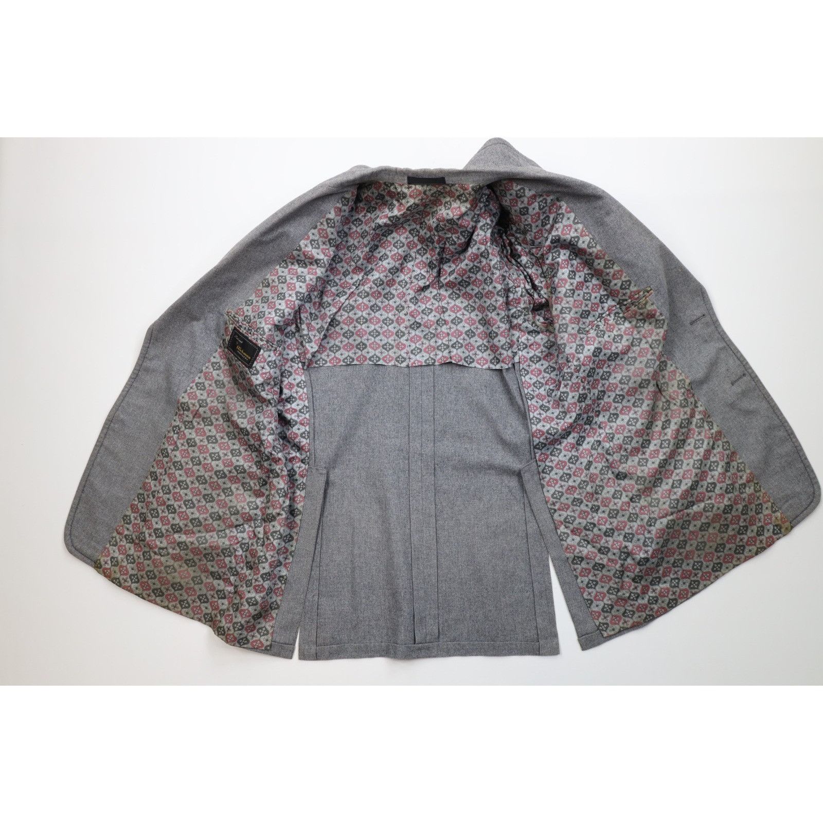 Vintage Vintage 60s Rockabilly Distressed Wool 3 Piece Suit Wedding Size 44R - 6 Thumbnail