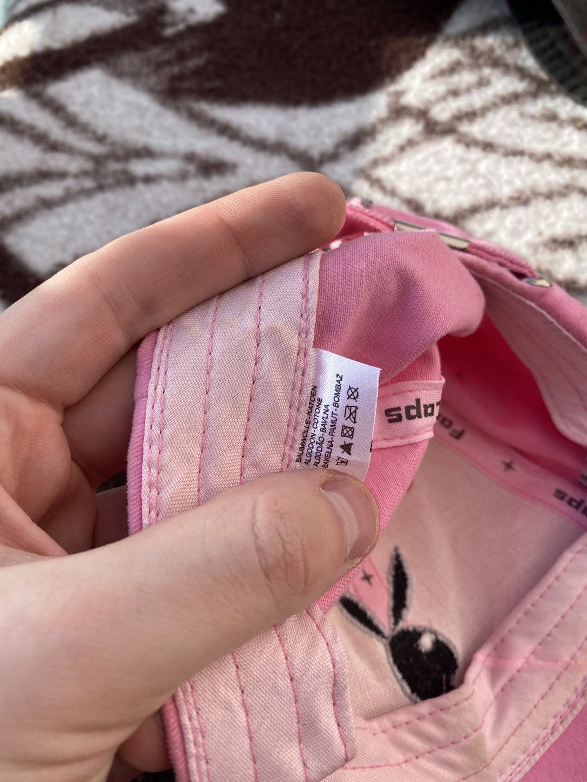 Playboy Playboy streetwear pink cap Size ONE SIZE - 2 Thumbnail
