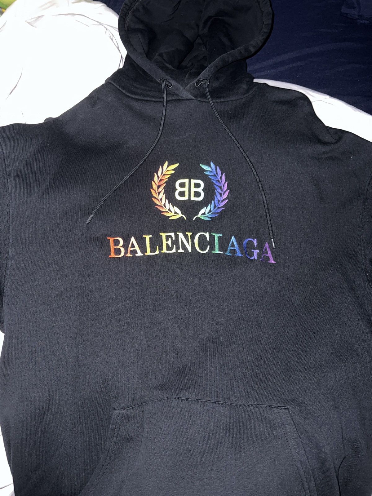 Balenciaga Balenciaga BB rainbow hoodie Size US XXS / EU 40 - 2 Thumbnail