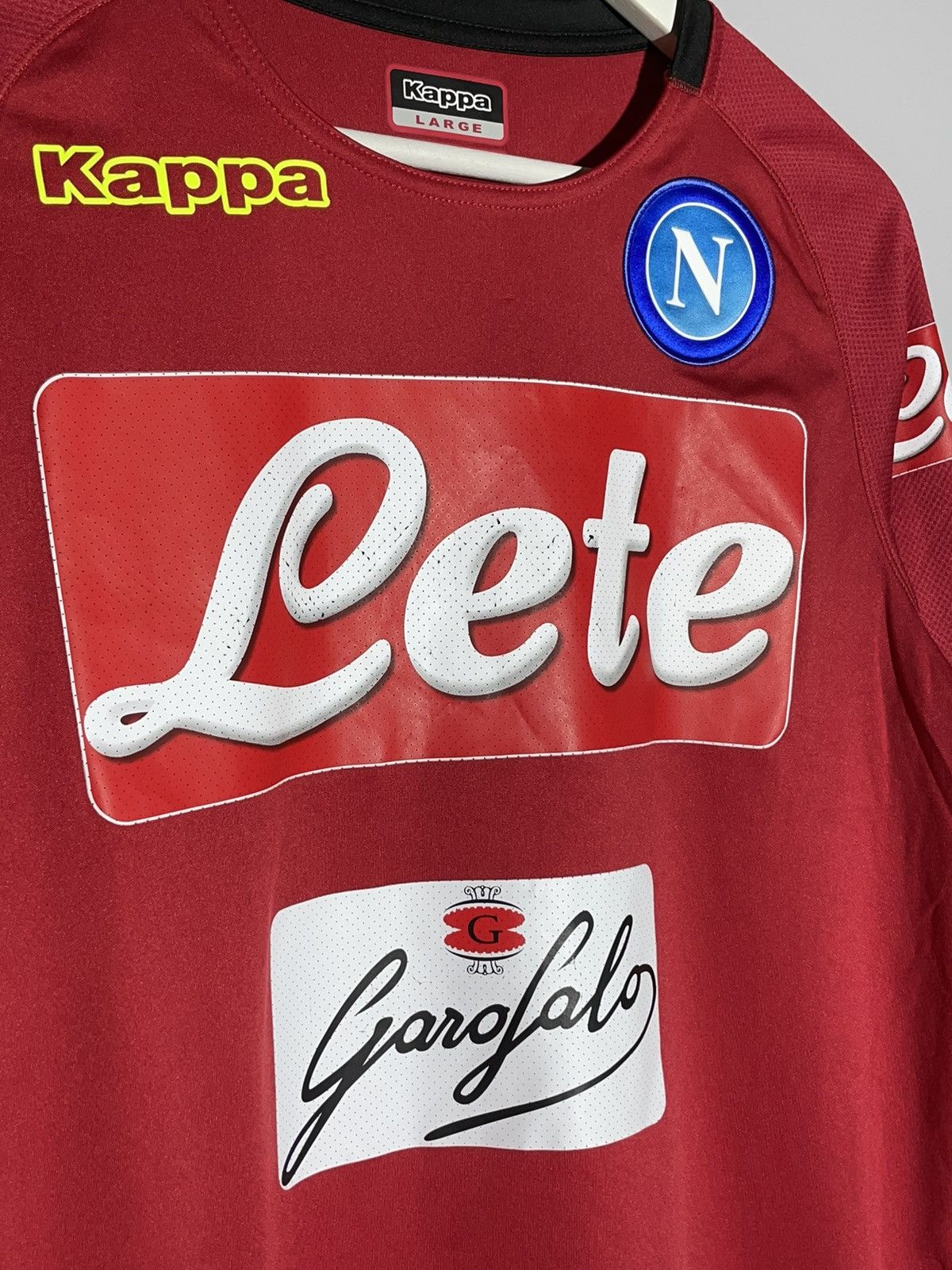 Kappa SSC Napoli Kappa Pre Race Y2k Streetwear Football Jersey Size US L / EU 52-54 / 3 - 3 Thumbnail