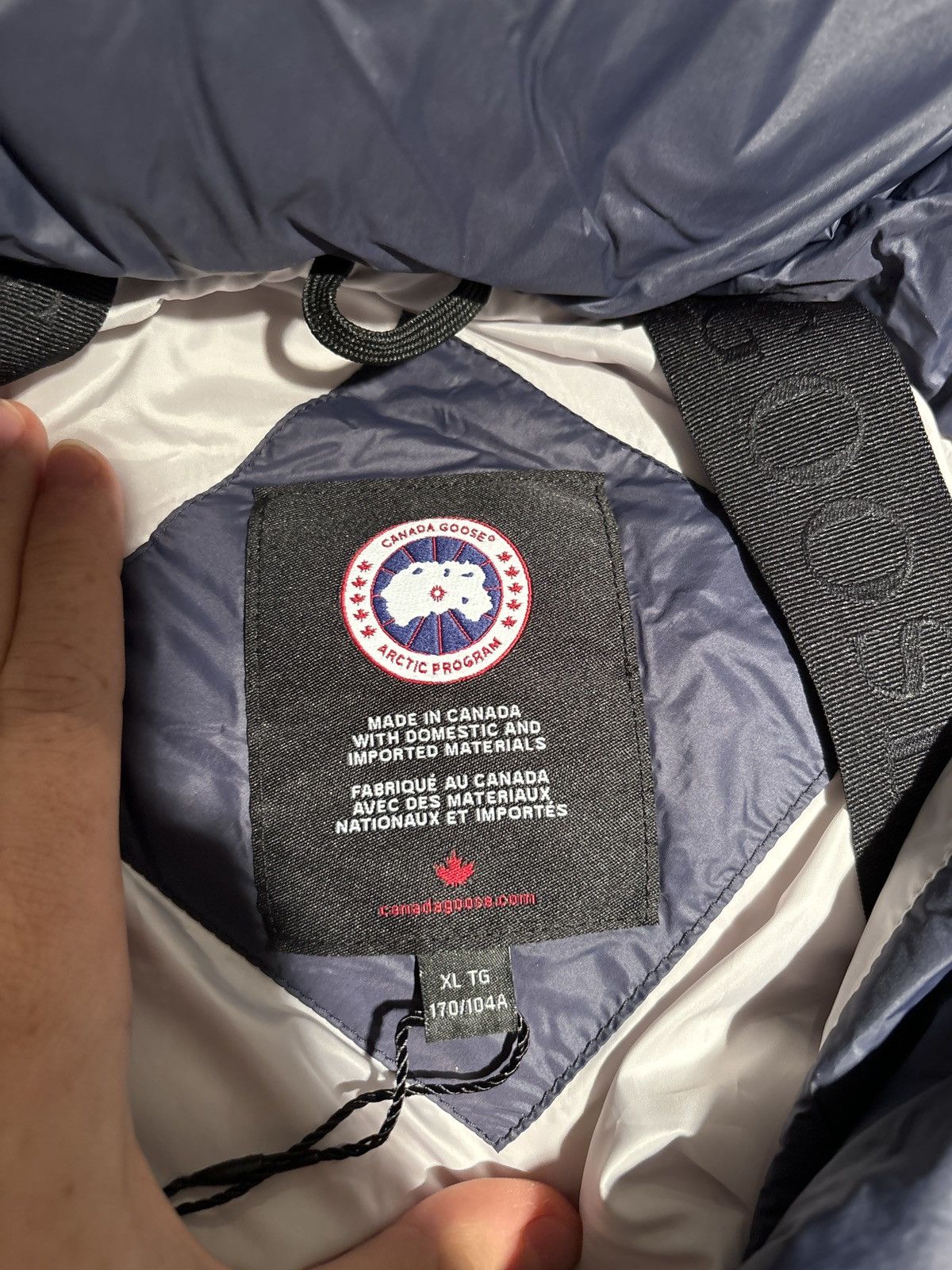 Canada Goose Canada Goose Regenerations Navy/Haze Junction Parka Size US M / EU 48-50 / 2 - 10 Thumbnail