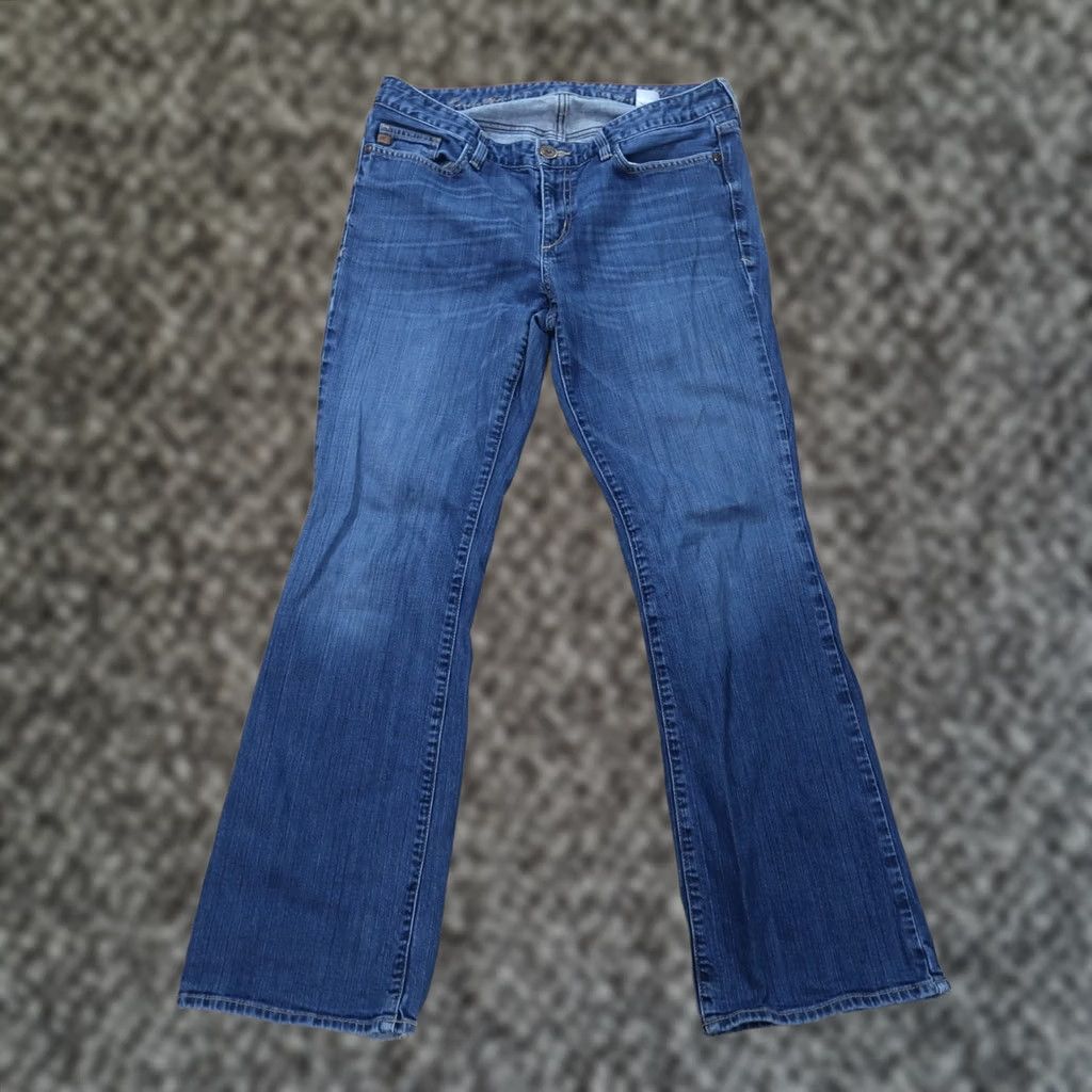 Eddie Bauer Eddie Bauer Jeans Bootcut Women’s 10 Blue Denim 30in Inseam Belt Loops 5-Pocket Slimming Regular Rise Mid Vintage No Size 32" / US 10 / IT 46 - 1 Thumbnail