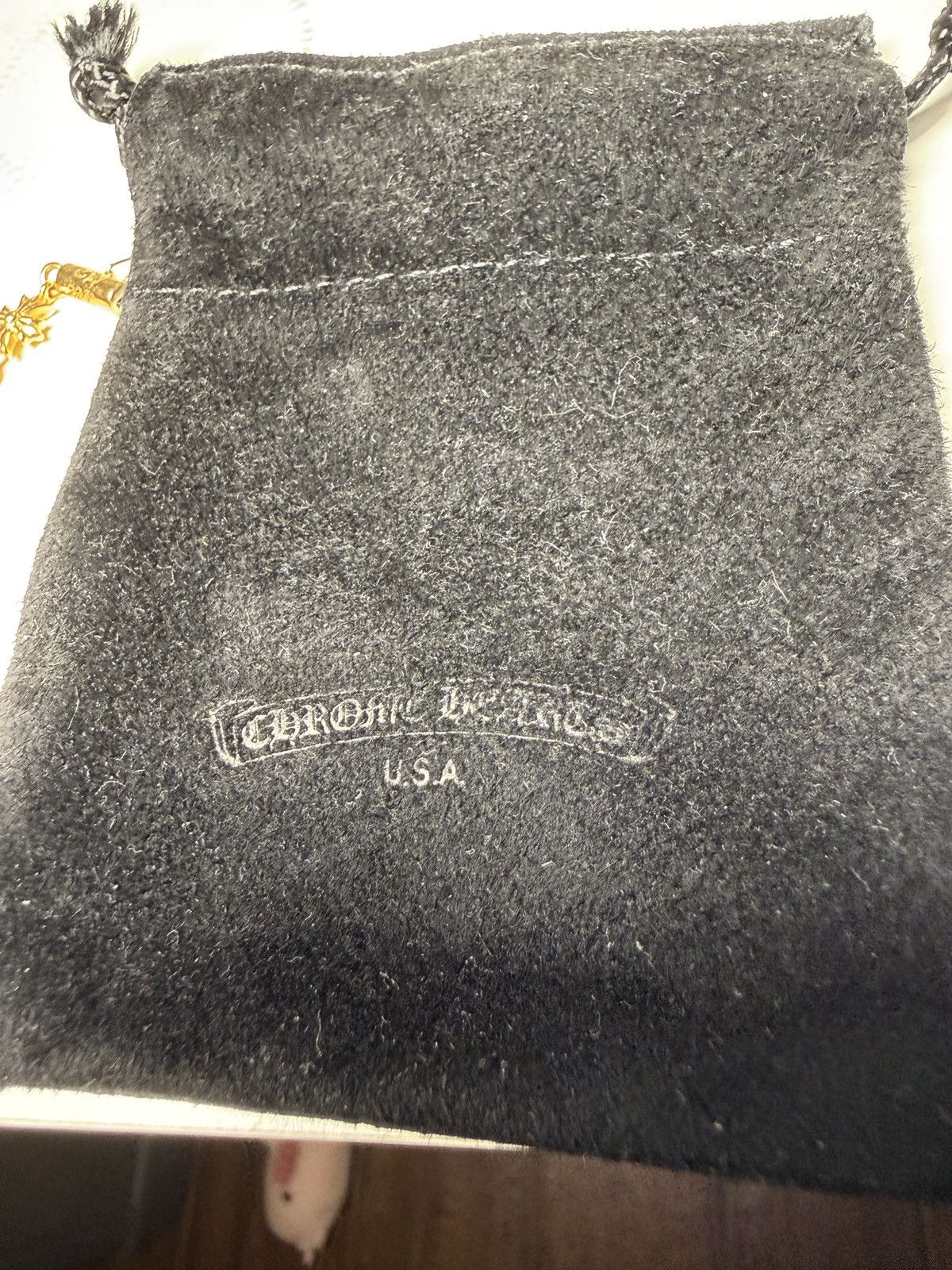 Chrome Hearts Chrome Hearts Gold Tiny E Cross Plus Bracelet Logo small Size ONE SIZE - 22 Thumbnail