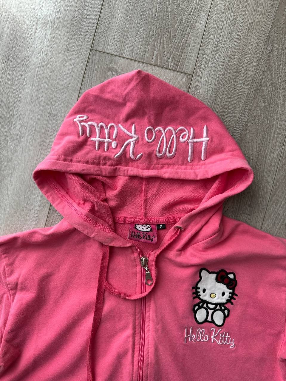 Japanese Brand × Vintage Hello Kitty Zip Hoodie Vintage Size M / US 6-8 / IT 42-44 - 7 Thumbnail