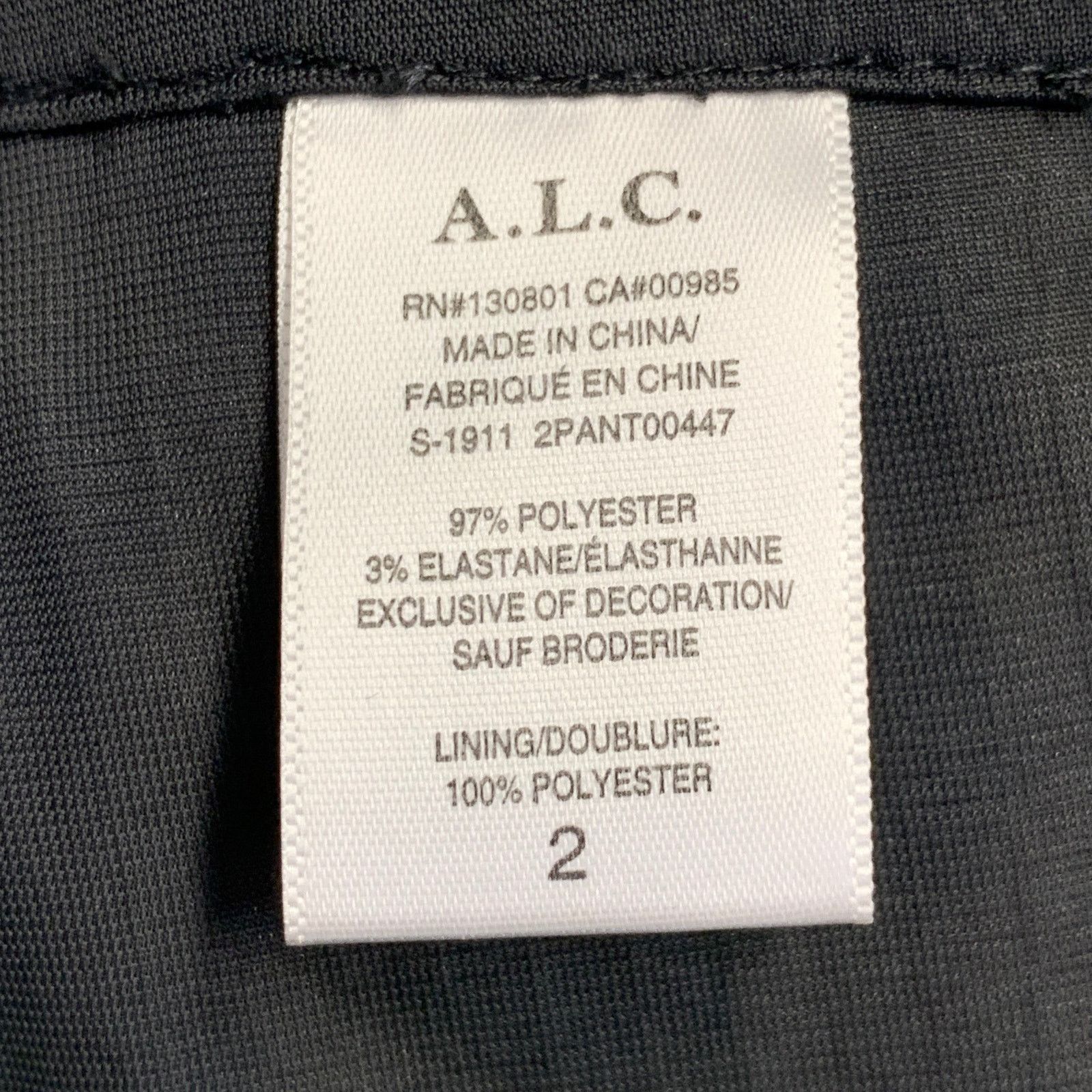 A.L.C. Size 2 Beige Brown Polyester Blend Sequined Leopard Leggings Size 26" / US 2 / IT 38 - 6 Thumbnail