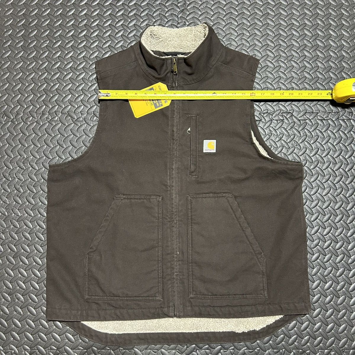 Carhartt Carhartt Sherpa Lined Vest Duck Brown Utility Mens Large NEW Size US L / EU 52-54 / 3 - 8 Thumbnail