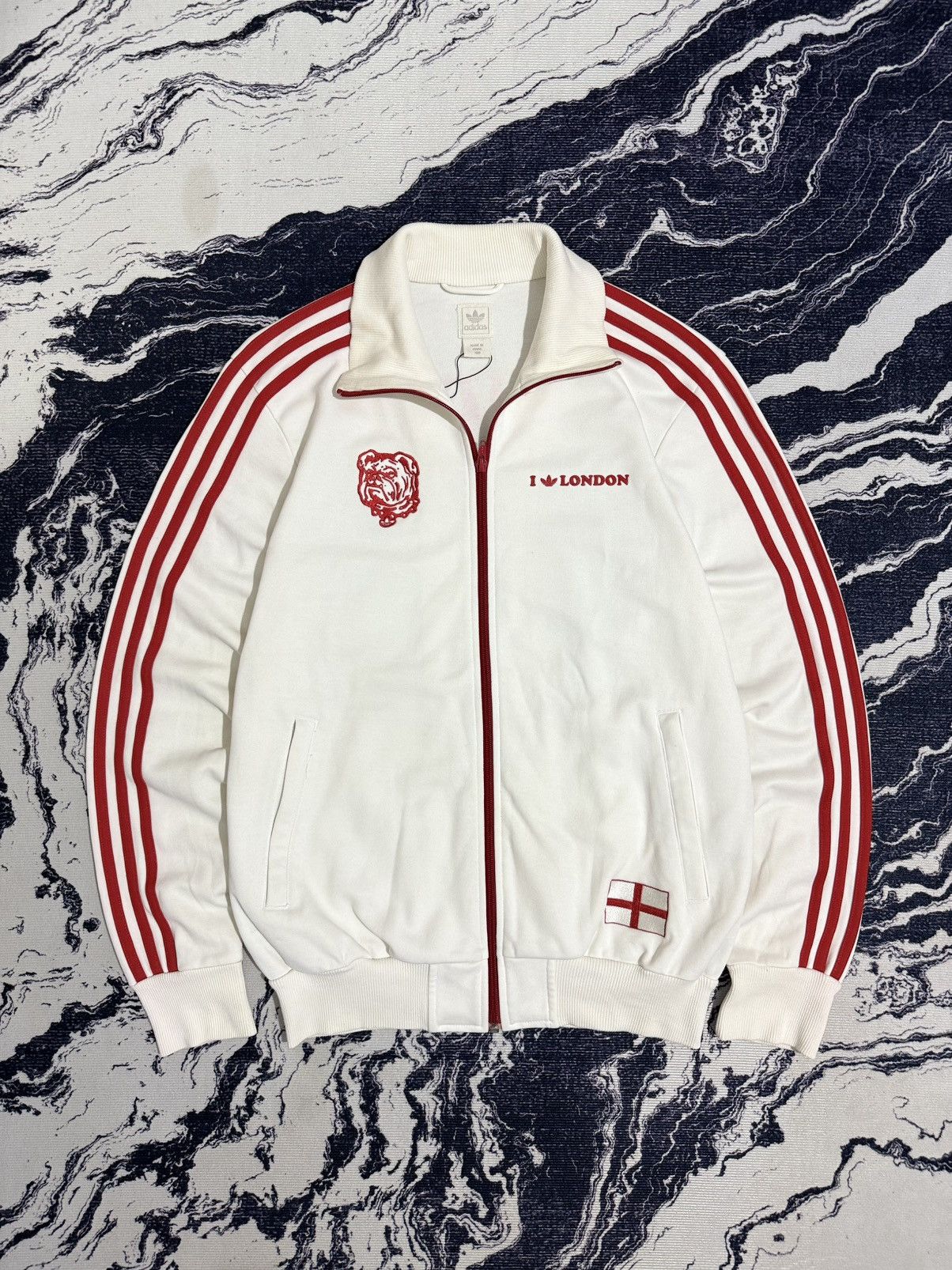 Vintage Vintage y2k adidas i love london track top | Grailed