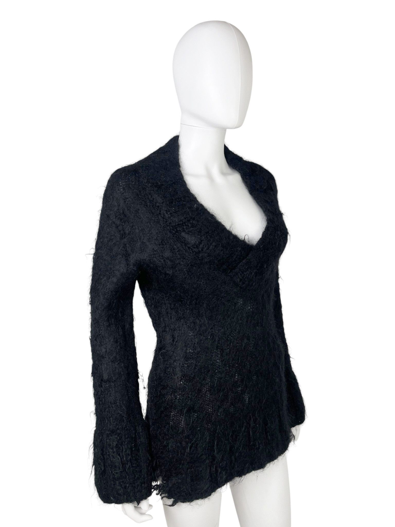 Jean Paul Gaultier Jean Paul Gaultier 2000's Knit Angora Distressed Sweater Size M / US 6-8 / IT 42-44 - 2 Thumbnail