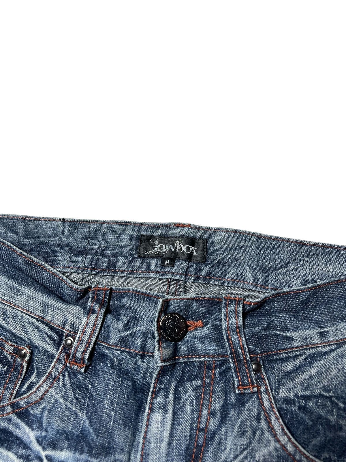 Japanese Brand Vintage Lowbox Y2k Undercover Style Distressed Pants Size US 30 / EU 46 - 4 Thumbnail