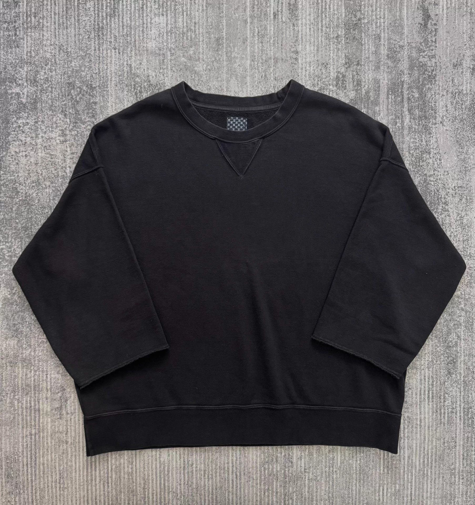 Visvim VISVIM 23SS ICT AMPLUS SB 3/4 Sleeve Black Sweatshirt 3 New Size US L / EU 52-54 / 3 - 1 Thumbnail