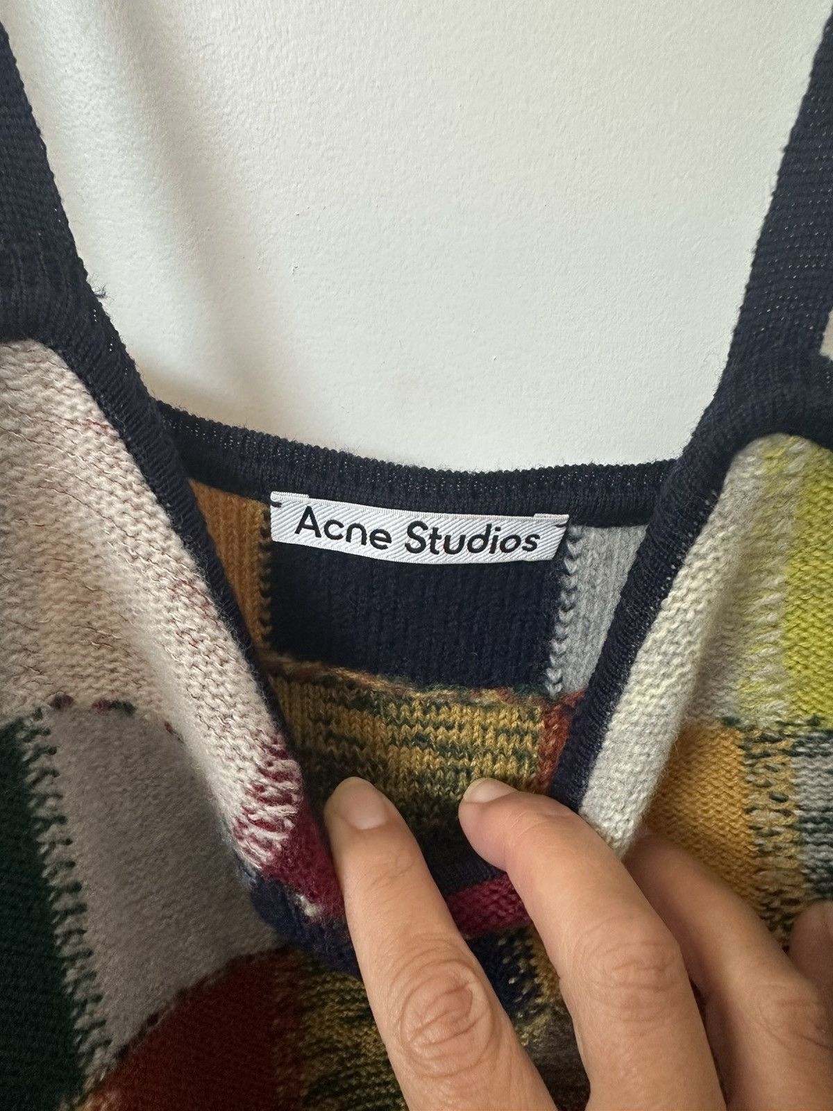 Acme Clothing ACME Studios Deria Dress Colorblock Knit Mini Dress Size S / US 4 / IT 40 - 6 Thumbnail