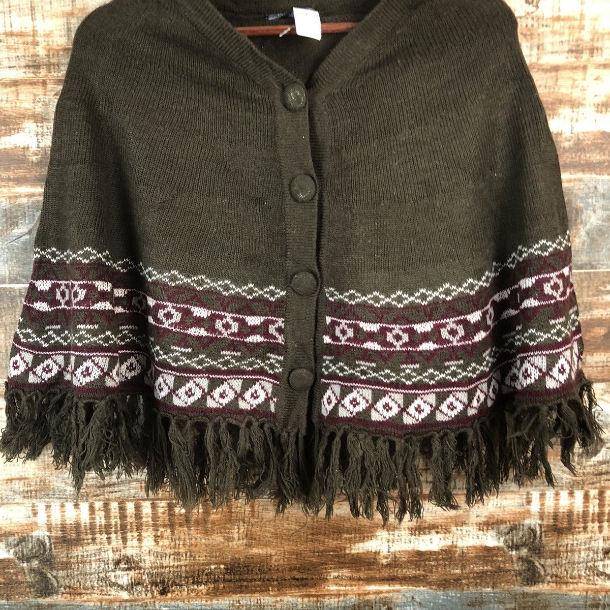 Homespun Knitwear DL Mighan Brown Cloaks Knitwear #C733 Size US M / EU 48-50 / 2 - 3 Thumbnail