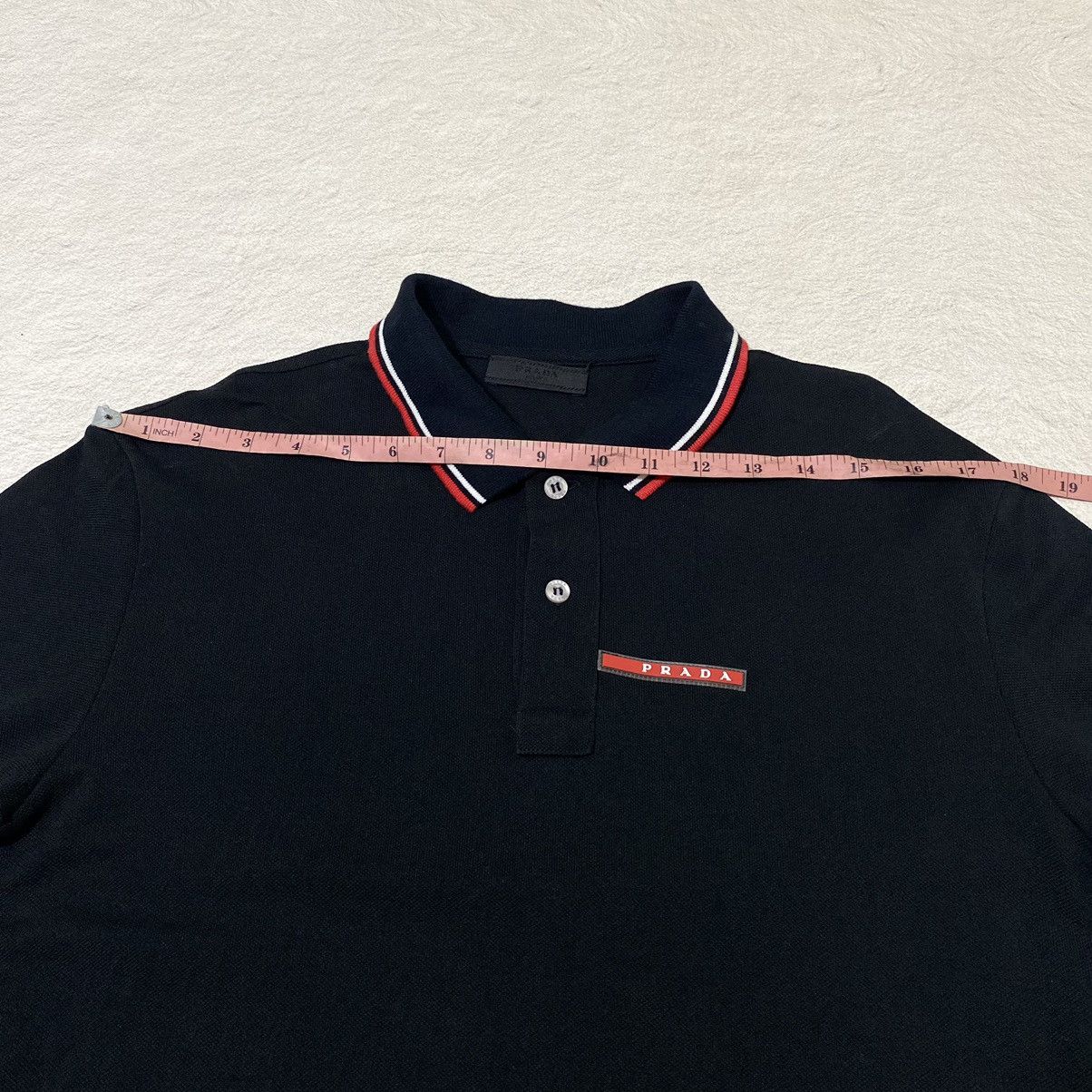 Prada 🔥RARE🔥 Prada Red Tab Poloshirt Size US L / EU 52-54 / 3 - 5 Thumbnail