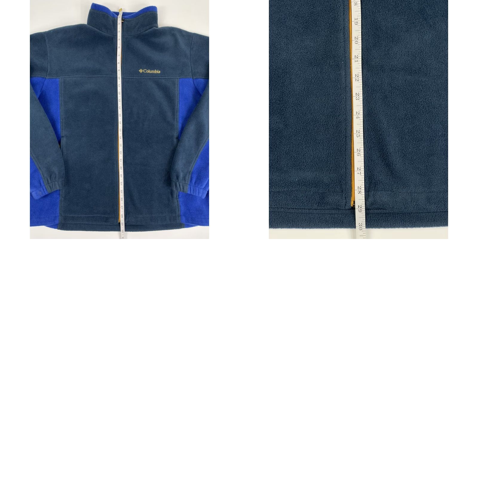 Vintage Columbia Mens Jacket Full Zip Bomber Omni-Tech Fleece Blue XL Regular Men Size US XL / EU 56 / 4 - 8 Thumbnail