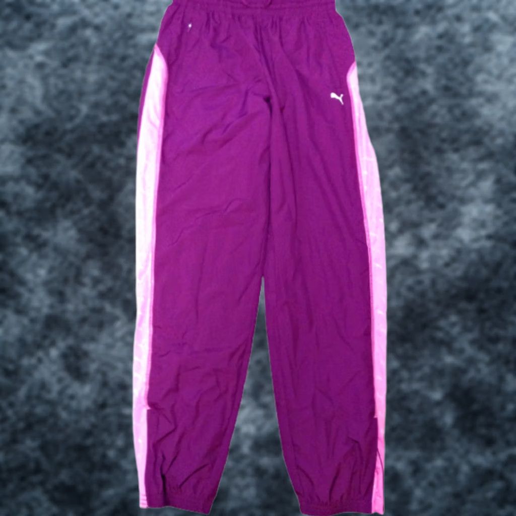 Puma PUMA AT Woven 501950 03 Vintage Dark Purple Windbreaker Polyester Pants Women Size M Purple Activewear Track Pants Size 32" / US 10 / IT 46 - 1 Thumbnail