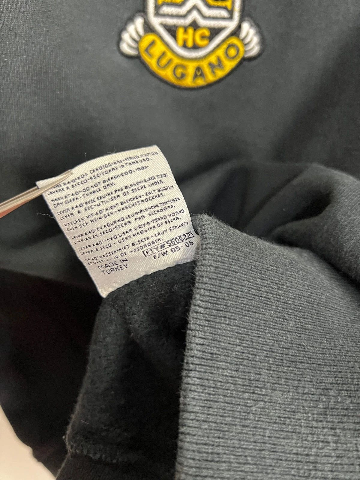 Kappa Lugano Hockey Club Ice Hockey Track Top Sweatshirt jacket Size US M / EU 48-50 / 2 - 3 Thumbnail