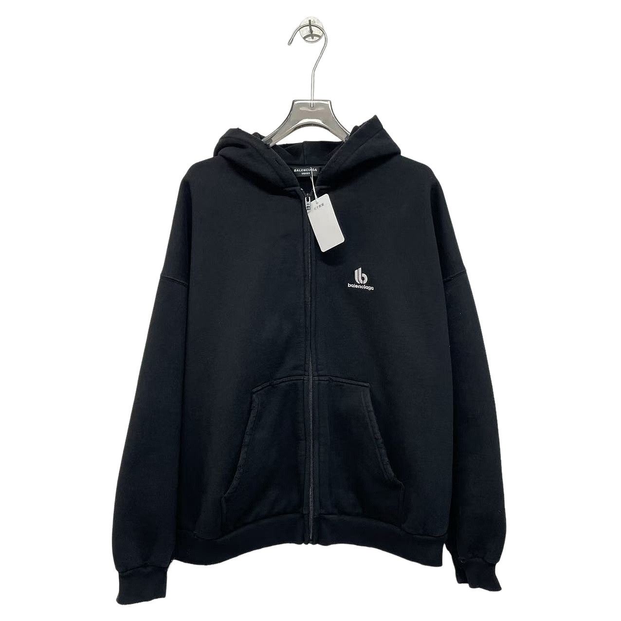 Balenciaga Balenciaga Tab Worn Out Zip Hoodie | Grailed