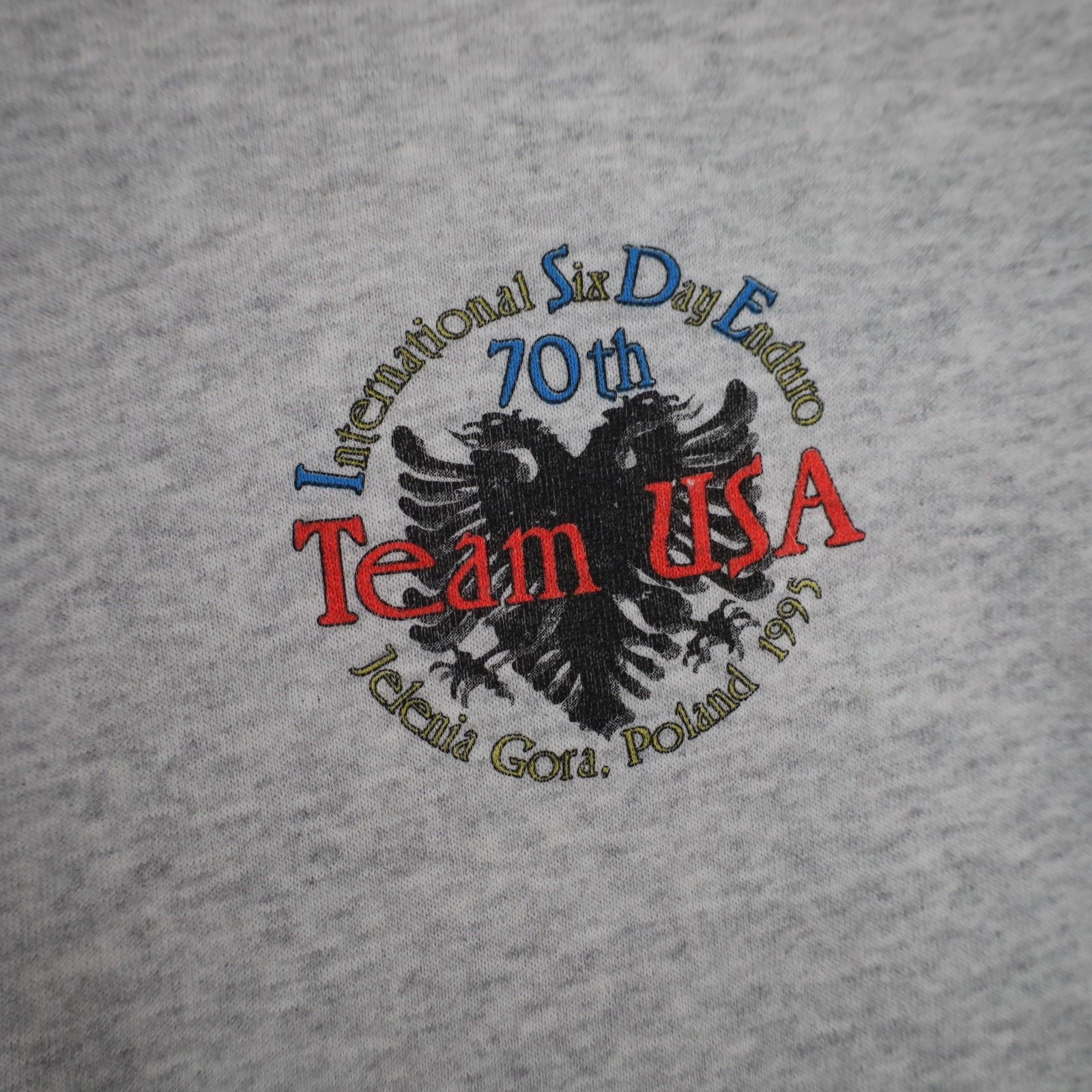 Vintage Vintage 1995 Team USA Enduro Racing Graphic Sweatshirt Size US XL / EU 56 / 4 - 7 Thumbnail