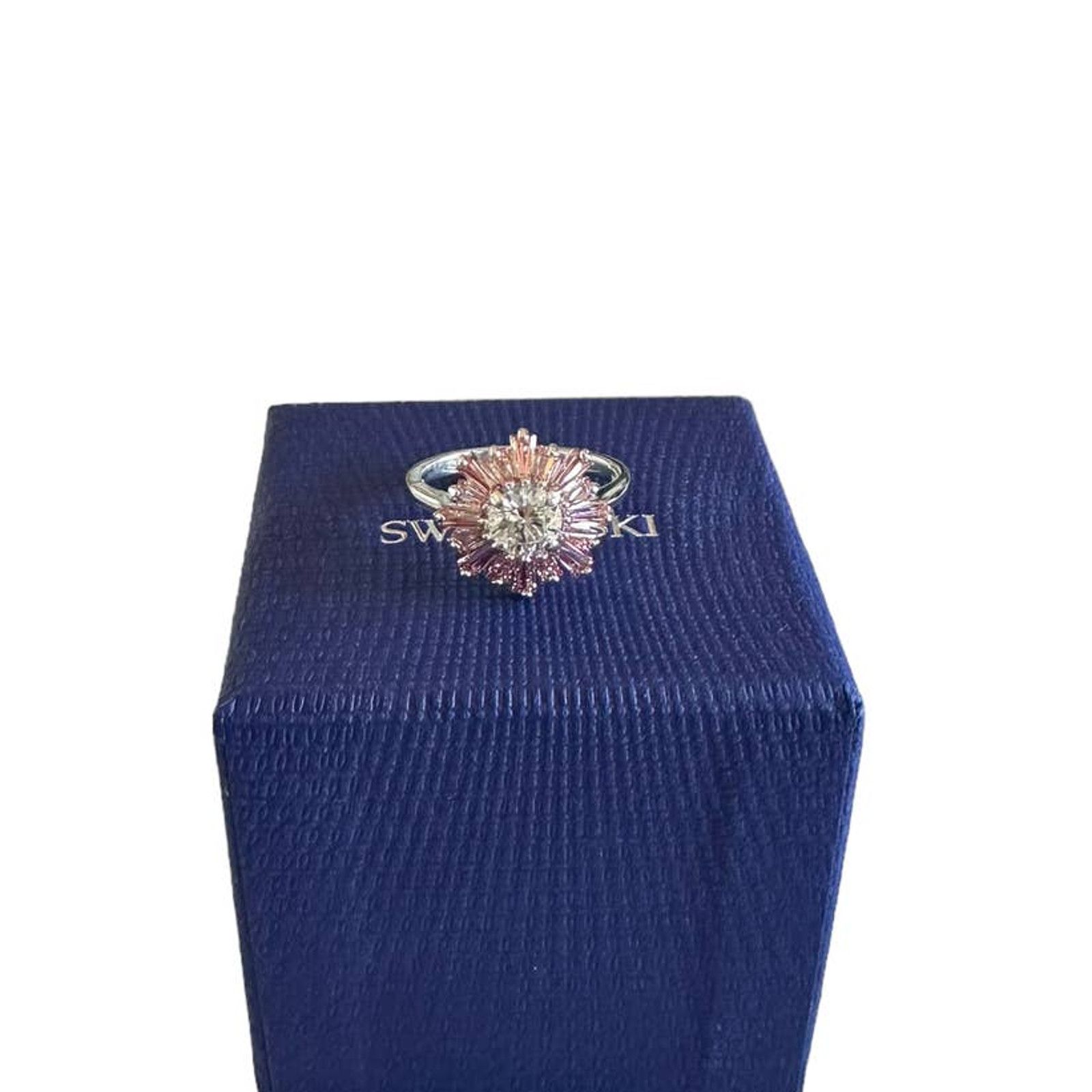 Swarovski Swarovski Sunshine ring Mixed cuts, Sun, Pink, 60 / 9 Size ONE SIZE - 3 Thumbnail