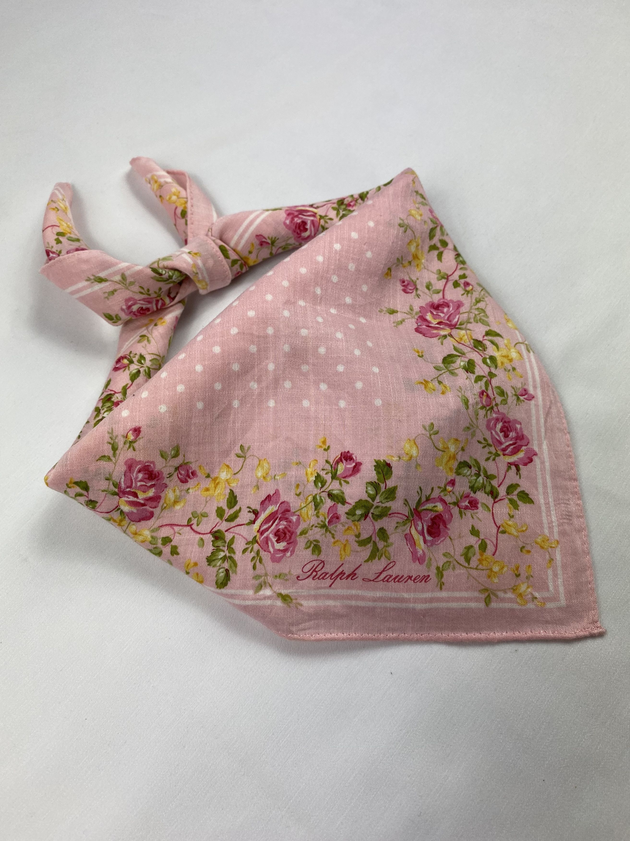 Polo Ralph Lauren × Ralph Lauren × Vintage Ralph Lauren Handkerchief / Bandana / Neckerchief Size ONE SIZE - 2 Thumbnail