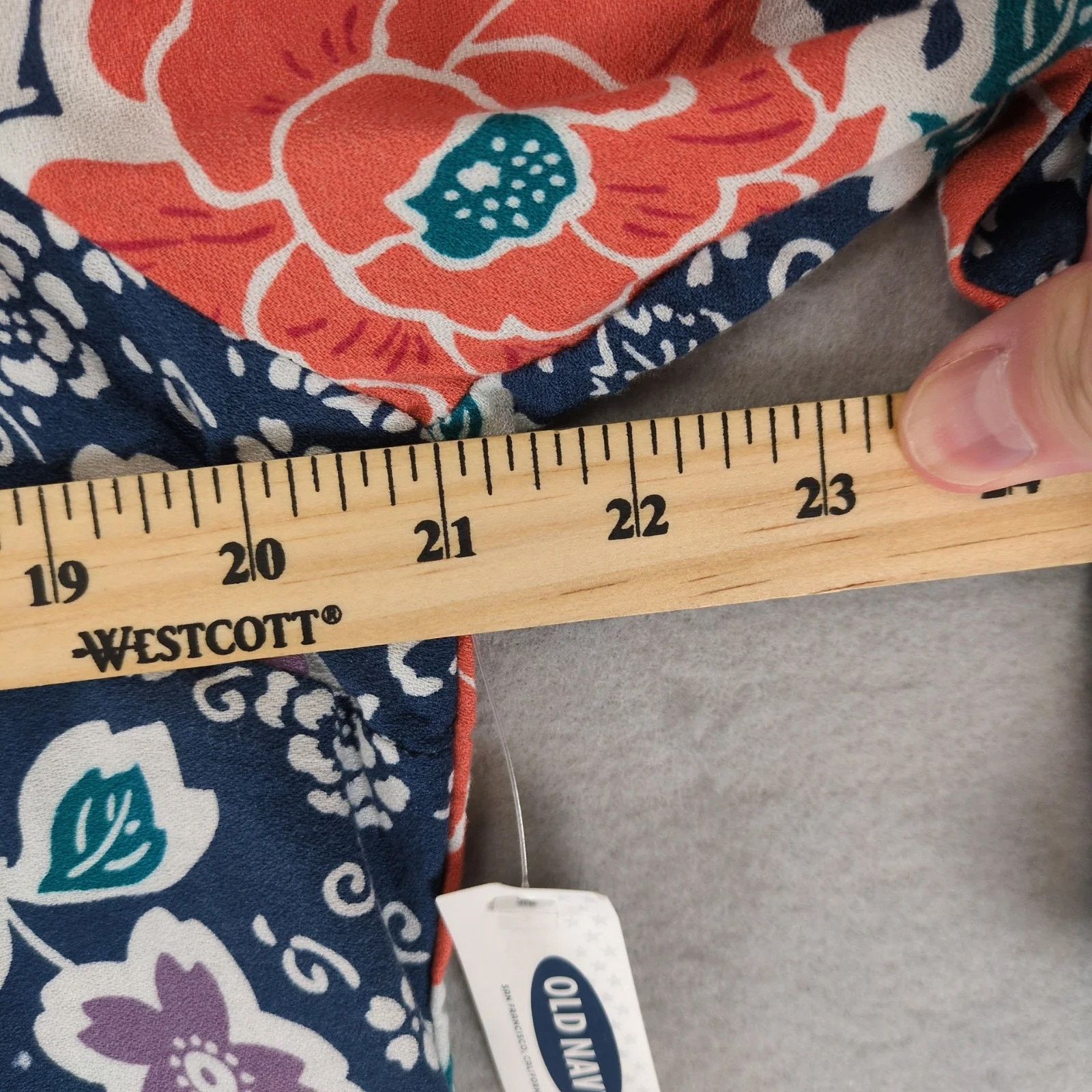 Old Navy NWT Old Navy Floral Bird Print Shift Dress Puff 3/4 Sleeve Size L / US 10 / IT 46 - 5 Thumbnail