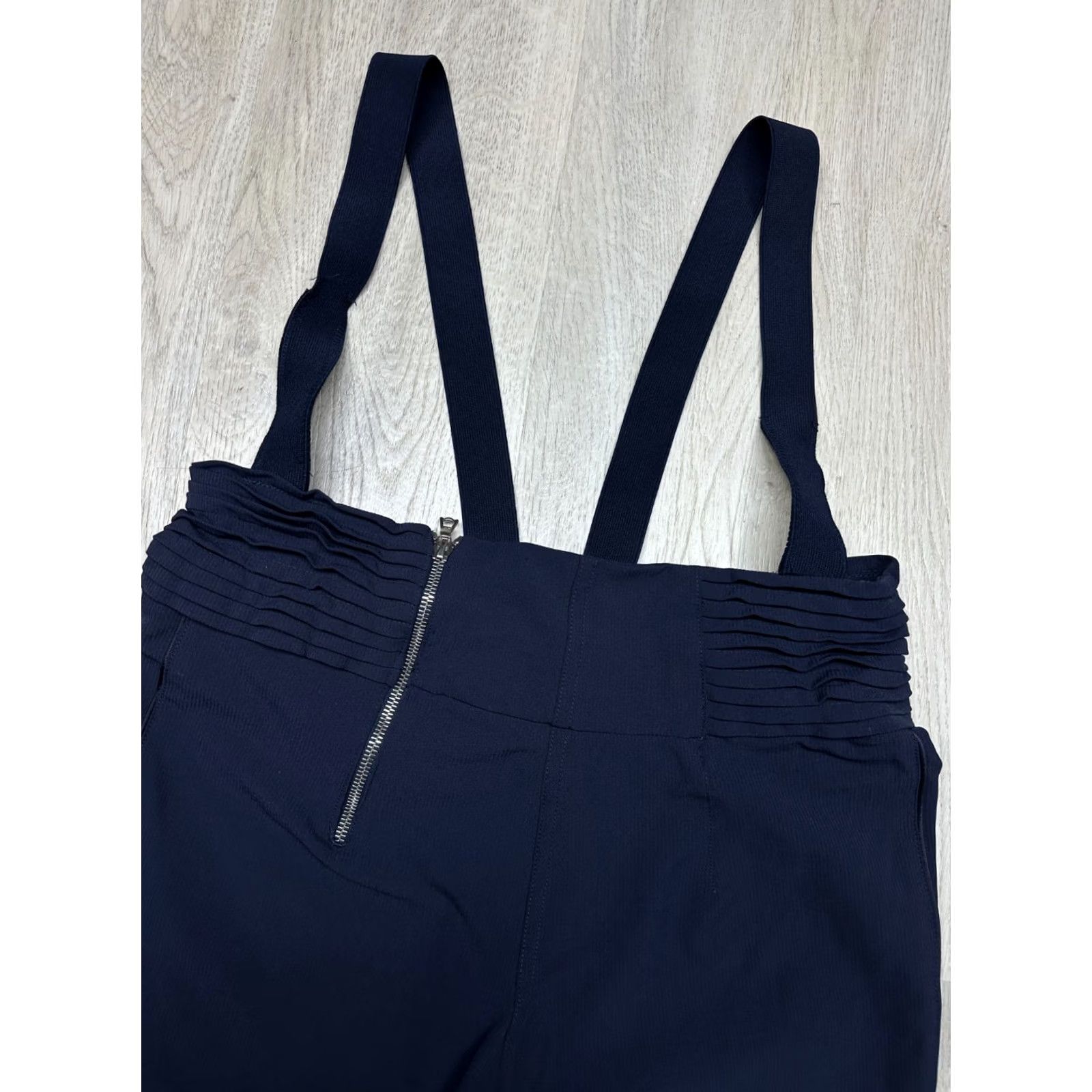 Gloverall Marithe + Francois Girbaud 90s Vintage Pants Overall Womens M Blue Polyamide Zipper Overalls 90s Theme Vintage Size 32" / US 10 / IT 46 - 4 Thumbnail