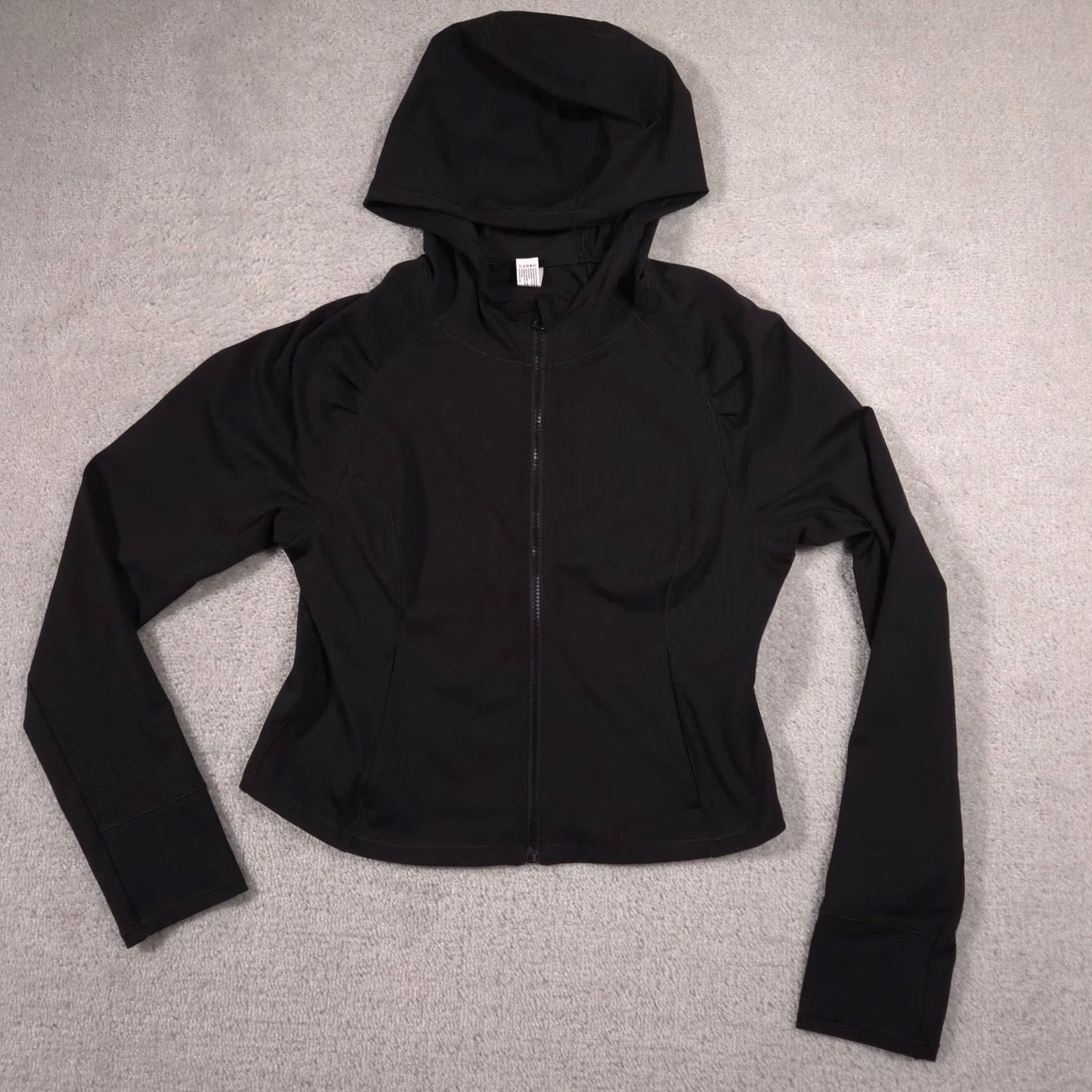 Vintage Yogalicious Lux Crop Jacket XL Womens Black - Athletic Wear Size XL / US 12-14 / IT 48-50 - 2 Thumbnail