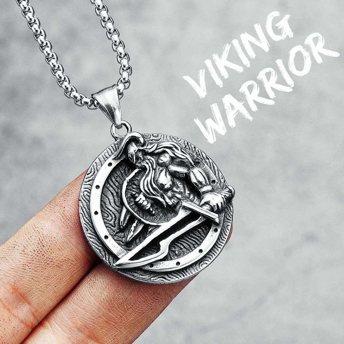 Other Viking Warrior Pendant Accessories Necklace Gifts Size ONE SIZE - 7 Thumbnail