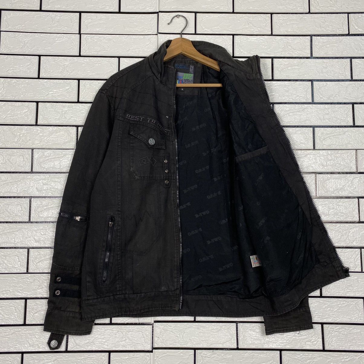 Japanese Brand 📌D-Two International Standard Biker Racing Jacket Size US XL / EU 56 / 4 - 12 Thumbnail