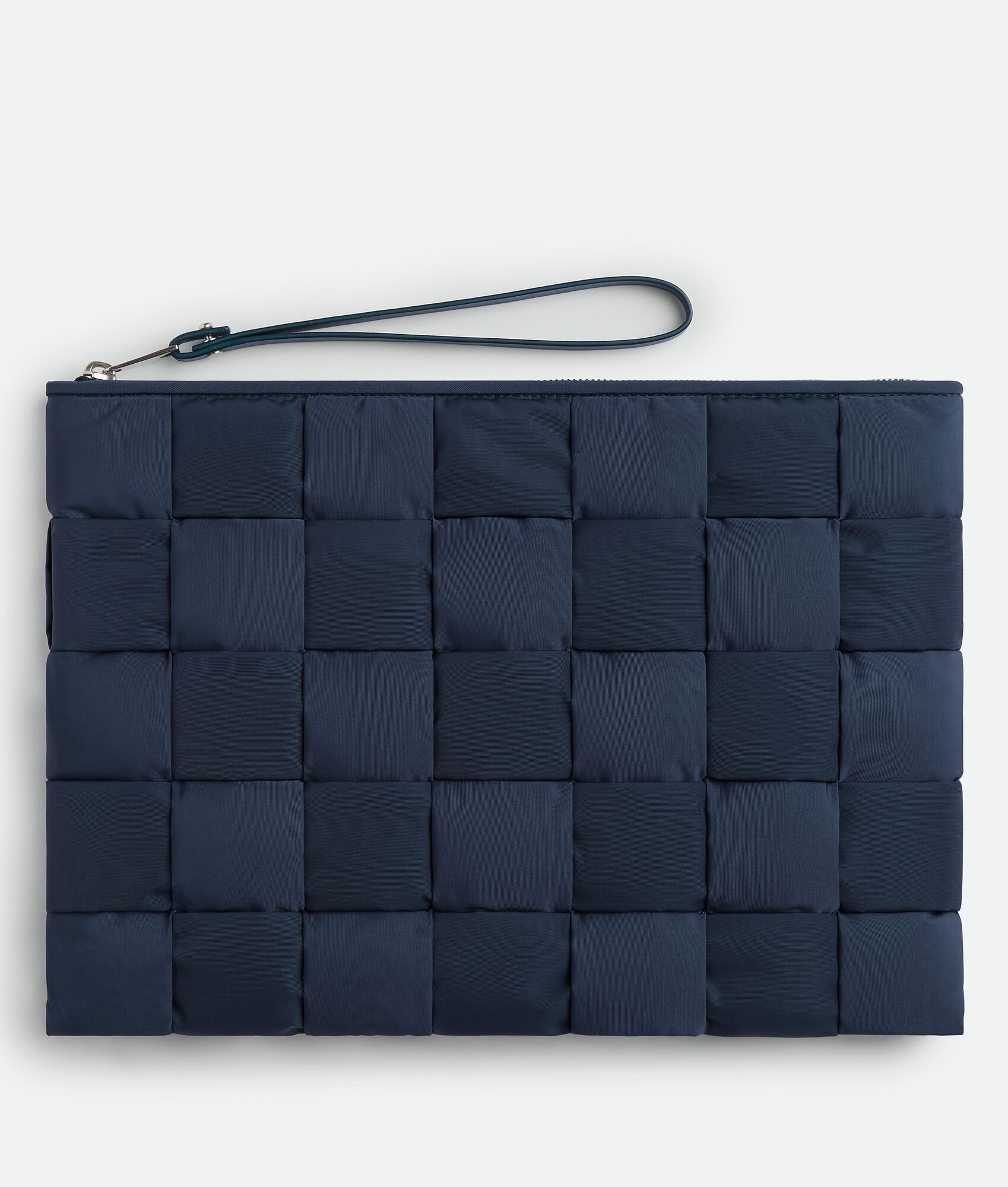Bottega Veneta o1n1vont0625 Size: OS / Cassette Large Flat Pouch in Blue Size ONE SIZE - 1 Thumbnail