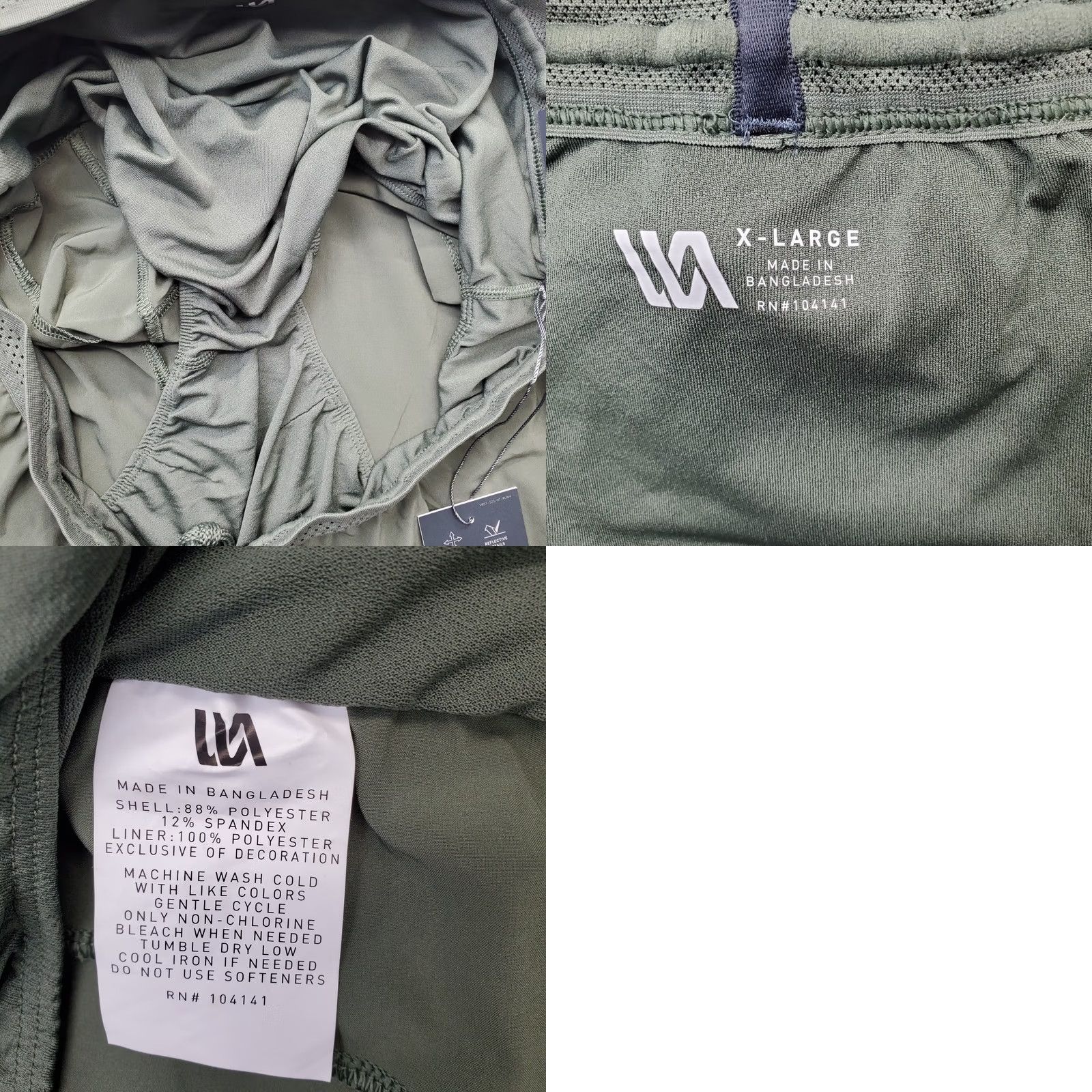 Vintage VRST 5" Velocity Running Shorts Men XL Multi Lined Water Resistant Shirt? Size US 36 / EU 52 - 8 Thumbnail