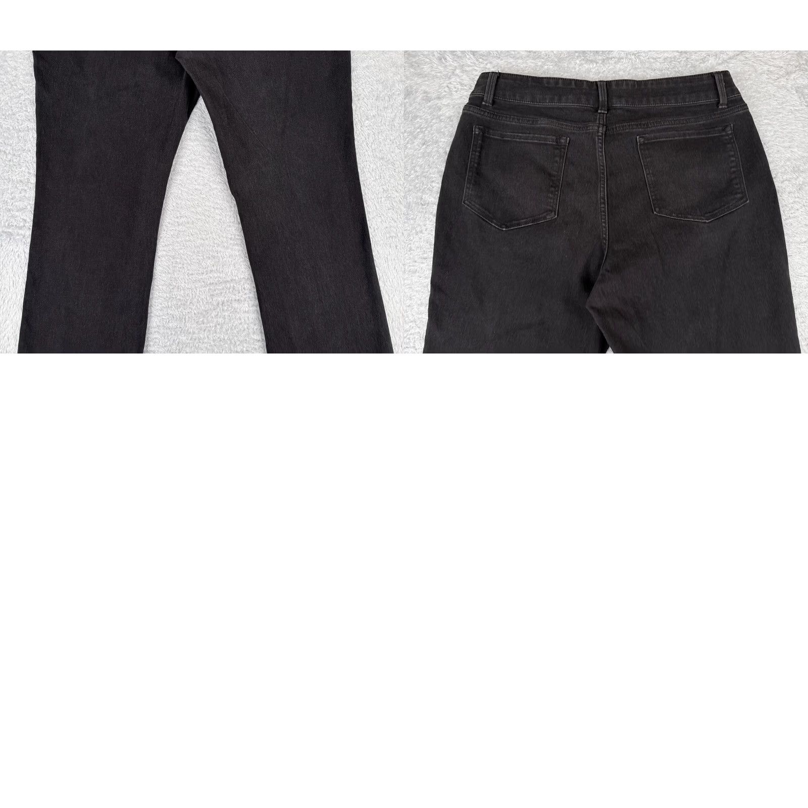 Vintage No Boundaries Jeans Juniors 15 Black Denim Bootcut Mid Rise Cotton Blend 33x30 Women's Jeans Cowboy Southwestern American 90s? Size 36" / US 14 / IT 50 - 10 Thumbnail