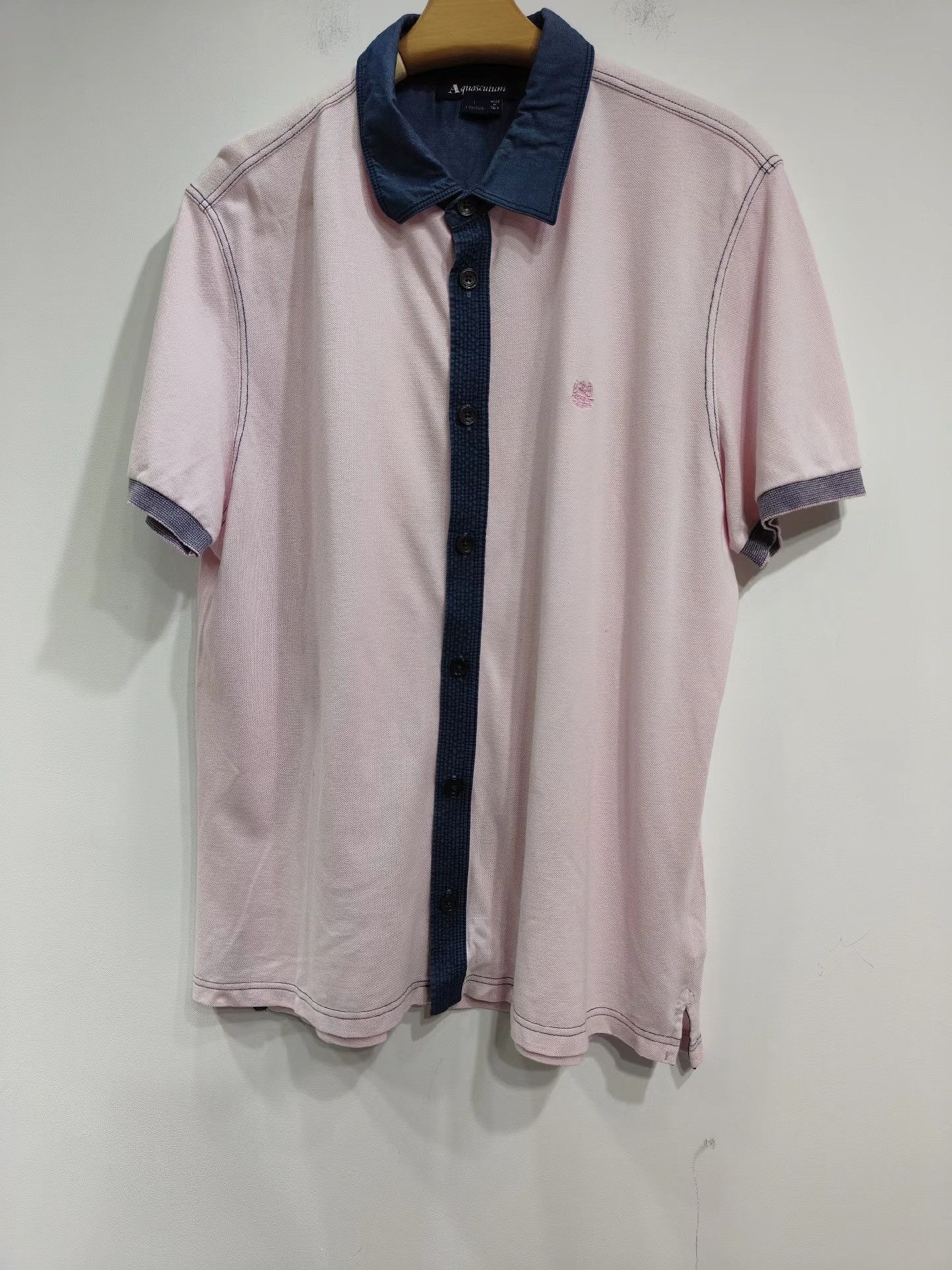 Aquascutum Aquascutum Men's Short Sleeve K29 Size US L / EU 52-54 / 3 - 1 Thumbnail