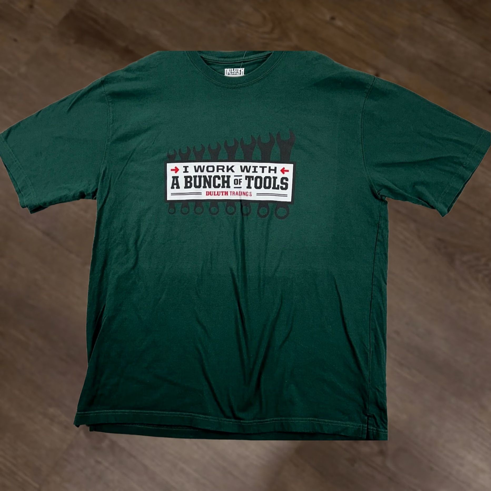 Duluth Trading Company Duluth Trading Co Shirt Adult Large Green Graphic Print T-Shirt Cotton Mens NEW Size US L / EU 52-54 / 3 - 1 Thumbnail