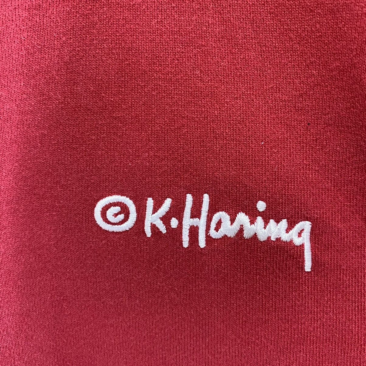 Japanese Brand × Keith Haring Keith Hiring Big Logo Crewneck Sweatshirt Size US M / EU 48-50 / 2 - 9 Thumbnail