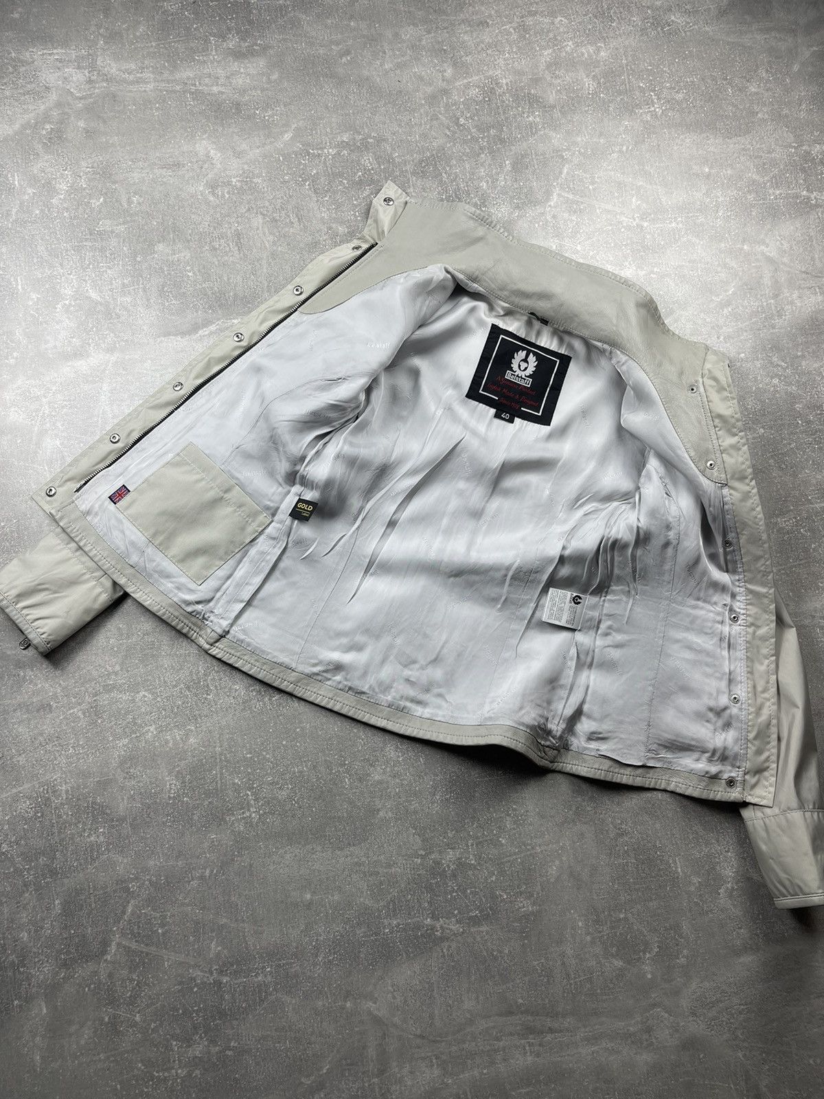 Belstaff Belstaff Gold Label Women’s Field Jacket Silver Gray Size S / US 4 / IT 40 - 11 Thumbnail