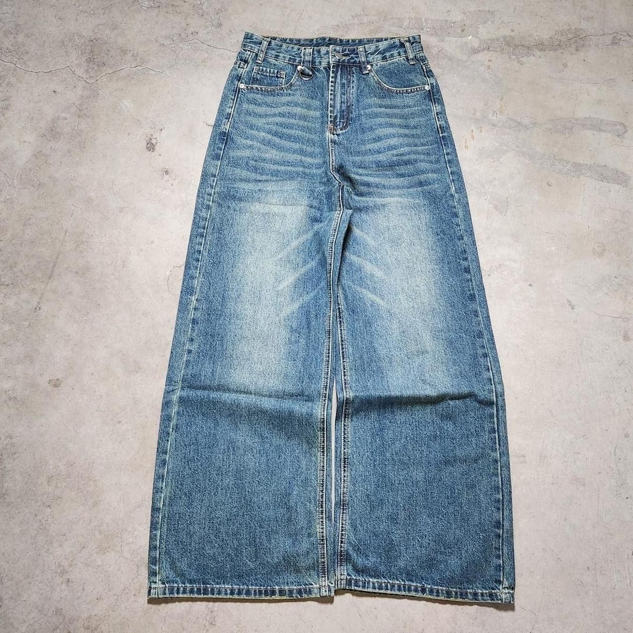 Japanese Brand Baggy faded blue denim 30 waist Size US 30 / EU 46 - 2 Thumbnail