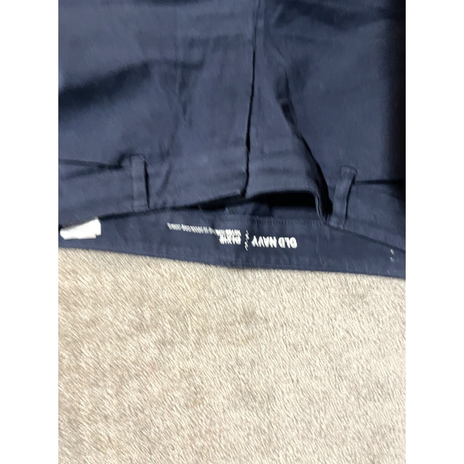 Old Navy Old Navy Pants Women Size 12 Navy Blue Pixie Crop Ankle Slim Pockets Mid Rise Cotton Blend Size 34" / US 12 / IT 48 - 5 Thumbnail