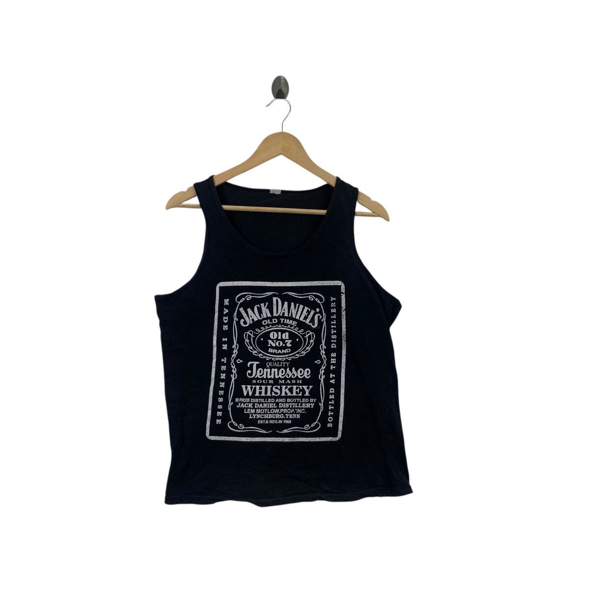 Vintage Vintage JACK DANIELS WHISKEY Tennessee Tank Top Tee Shirt Size US M / EU 48-50 / 2 - 1 Thumbnail