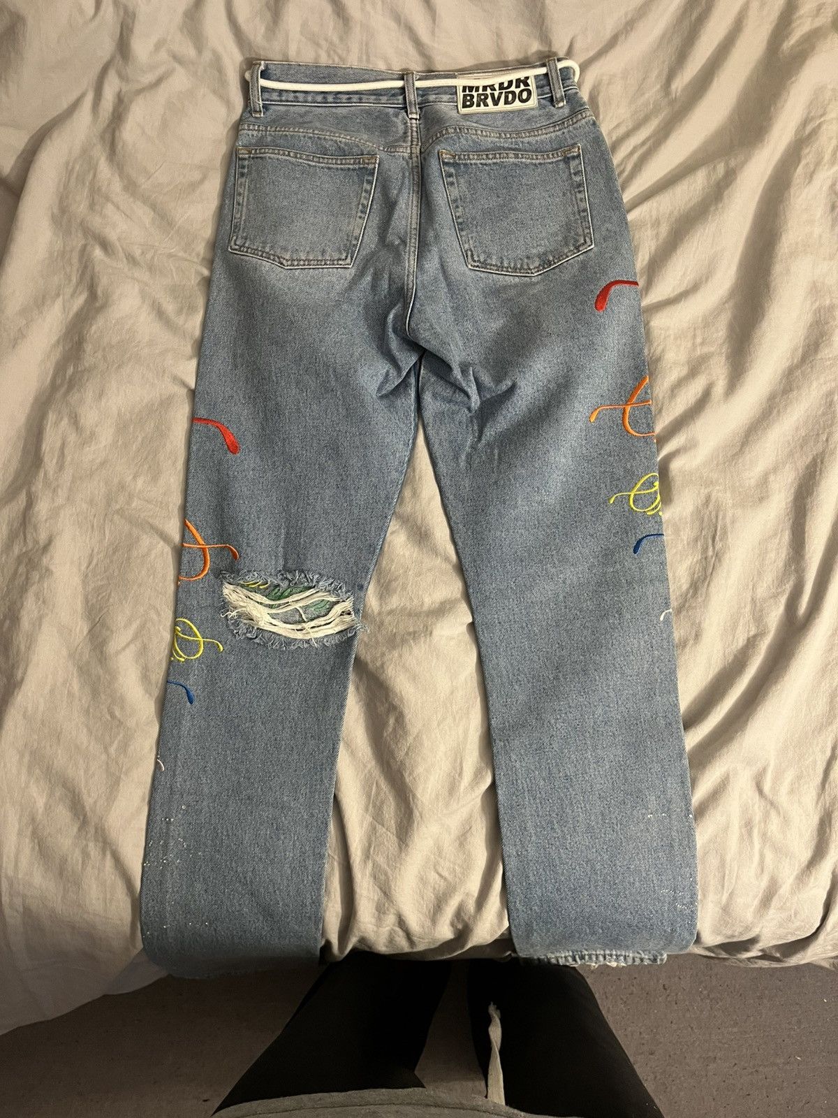 Ev Bravado Ev bravado rhinestone embroidered denim Size US 30 / EU 46 - 15 Thumbnail
