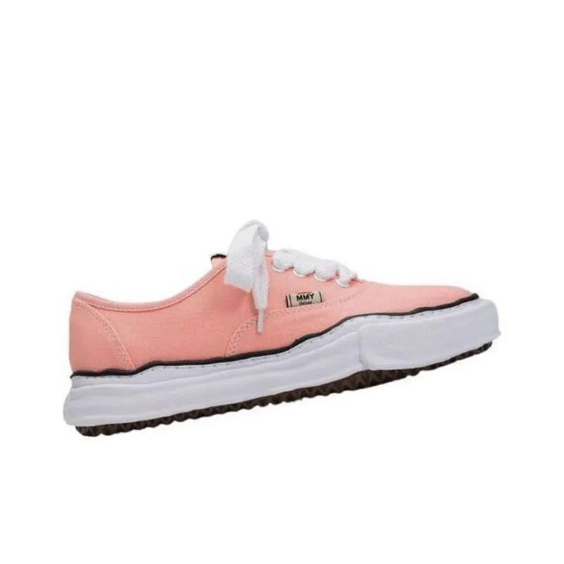 Maison MIHARA YASUHIRO o1mle0924 Suede Low-Top Sneaker in Pink Size US 6 / EU 39 - 2 Thumbnail