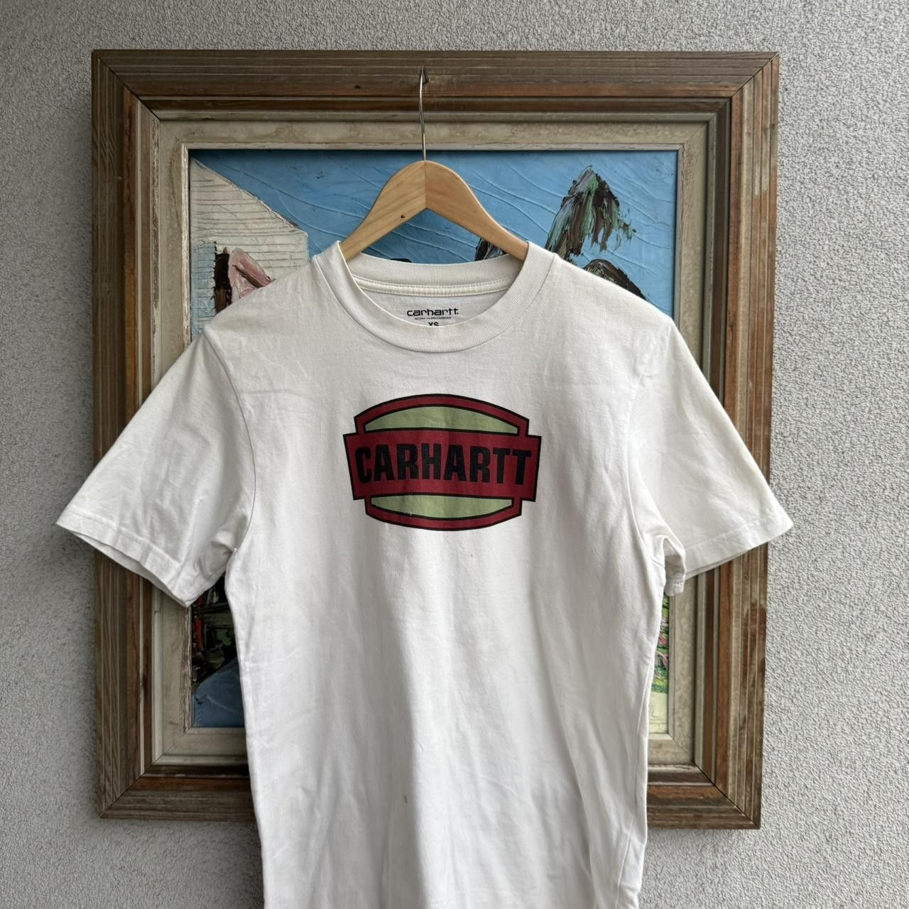 Carhartt Carhartt Logo T shirt White WIP Size US XS / EU 42 / 0 - 4 Thumbnail
