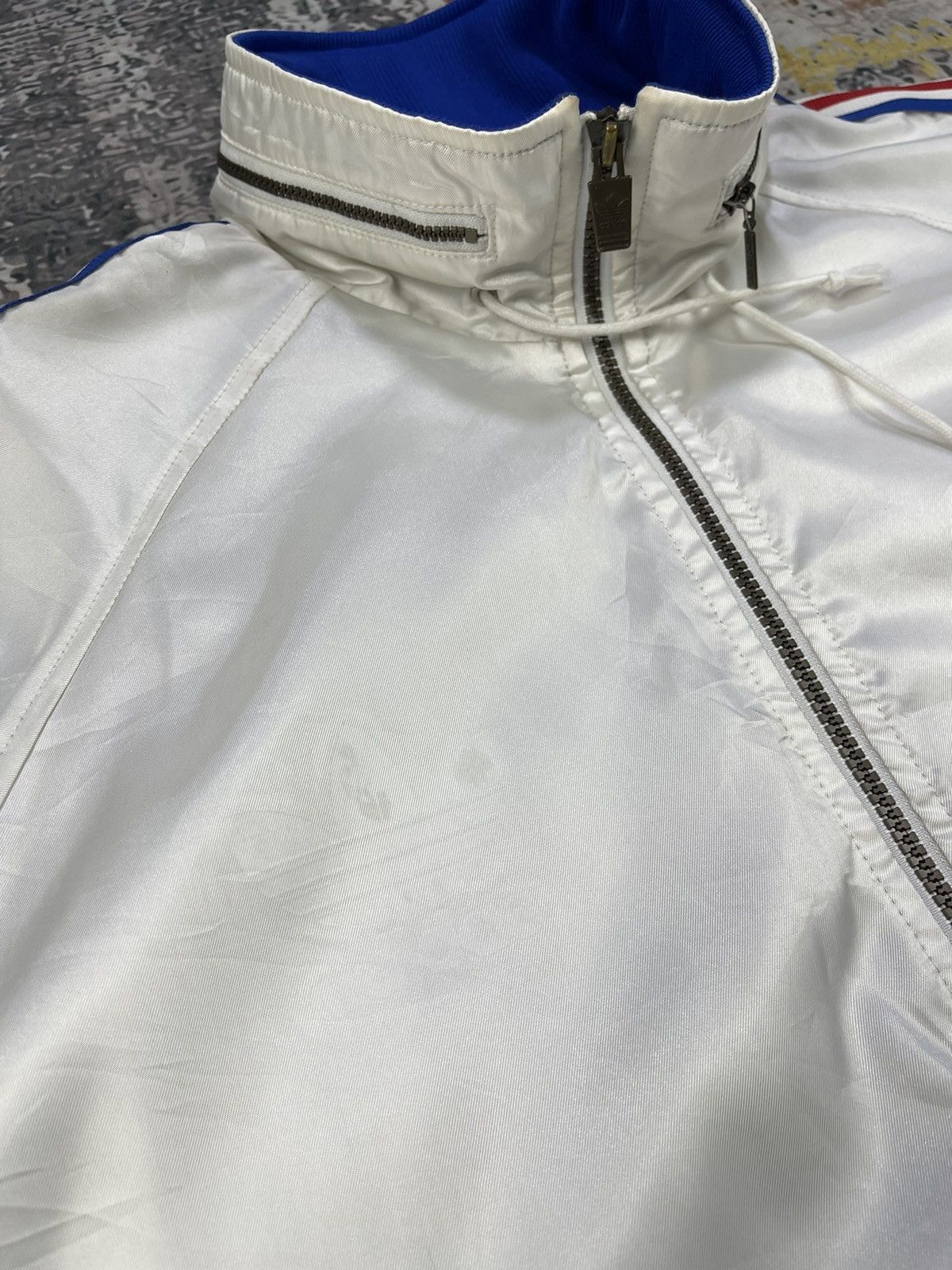 Adidas Vintage 90s Adidas Side Tape Tracktop Jackets Size US L / EU 52-54 / 3 - 11 Thumbnail