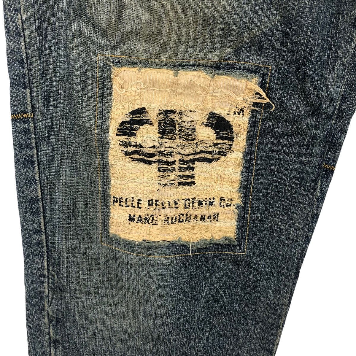 Pelle Pelle PELLE PELLE By Marc Buchanan Baggie Denim Pants Size US 36 / EU 52 - 3 Thumbnail