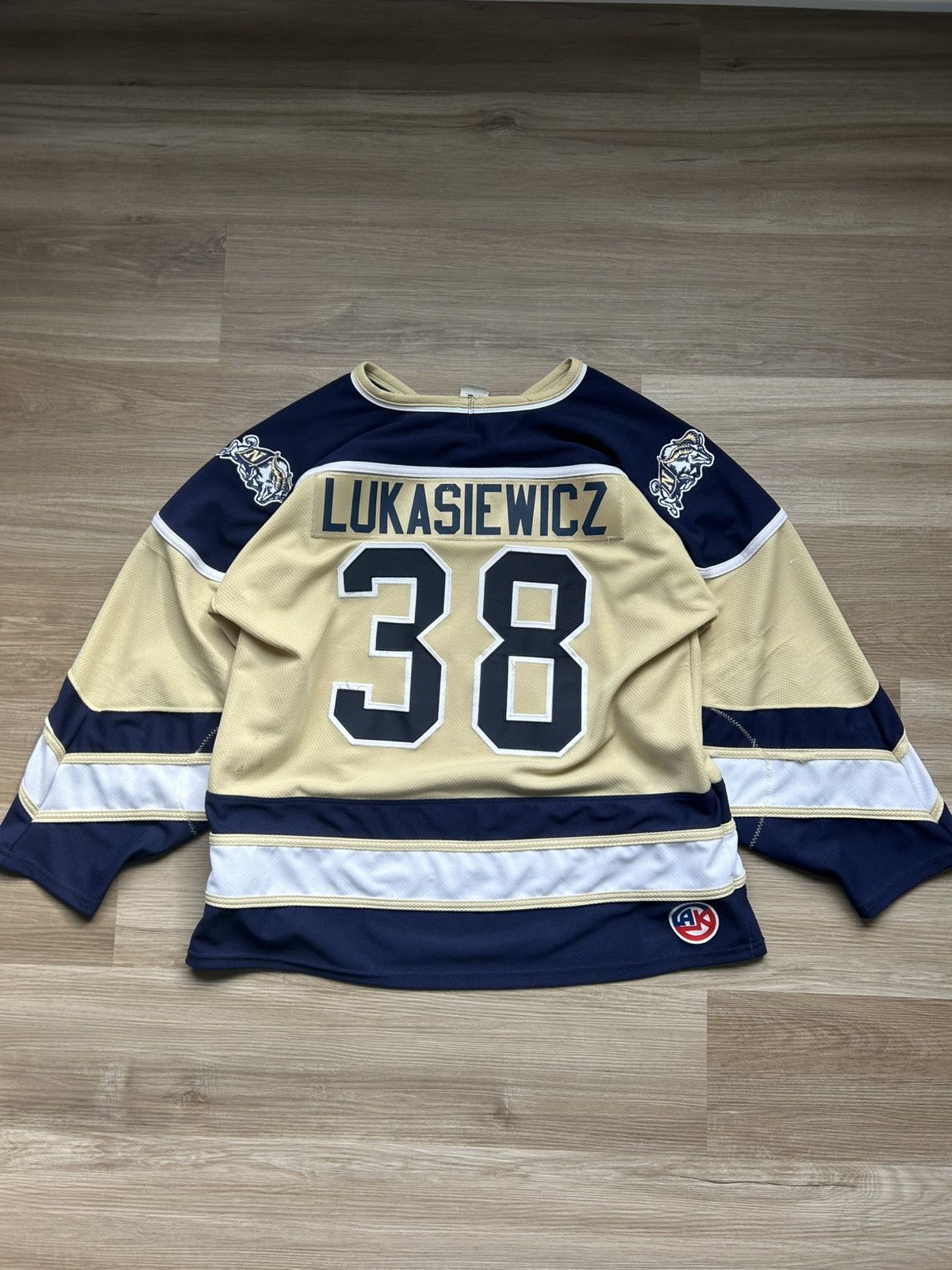 NHL Vintage Navy Hockey Jersey Size US L / EU 52-54 / 3 - 4 Thumbnail